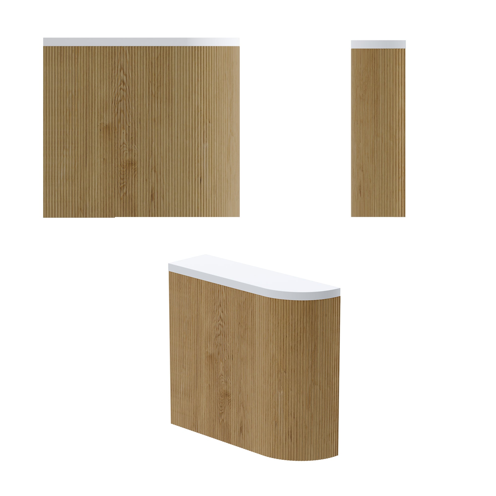 032 Series - 6 Inch Arc Side Cabinet