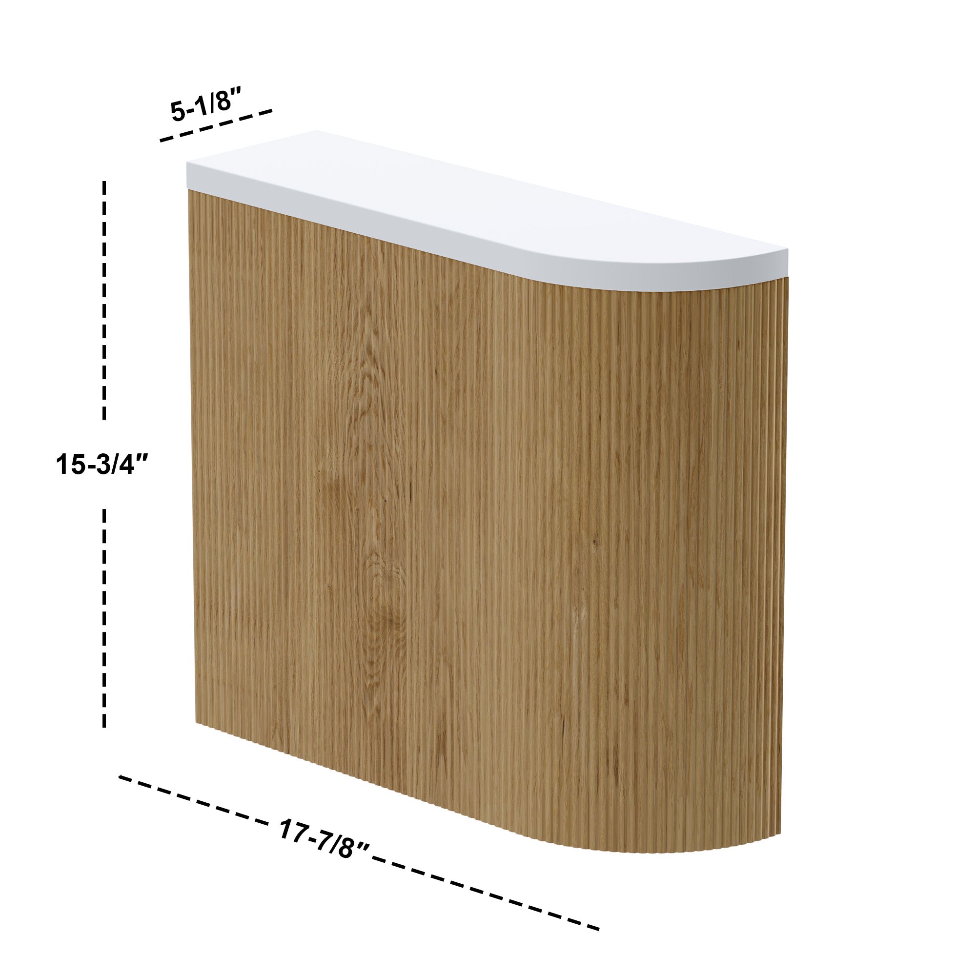 032 Series - 6 Inch Arc Side Cabinet