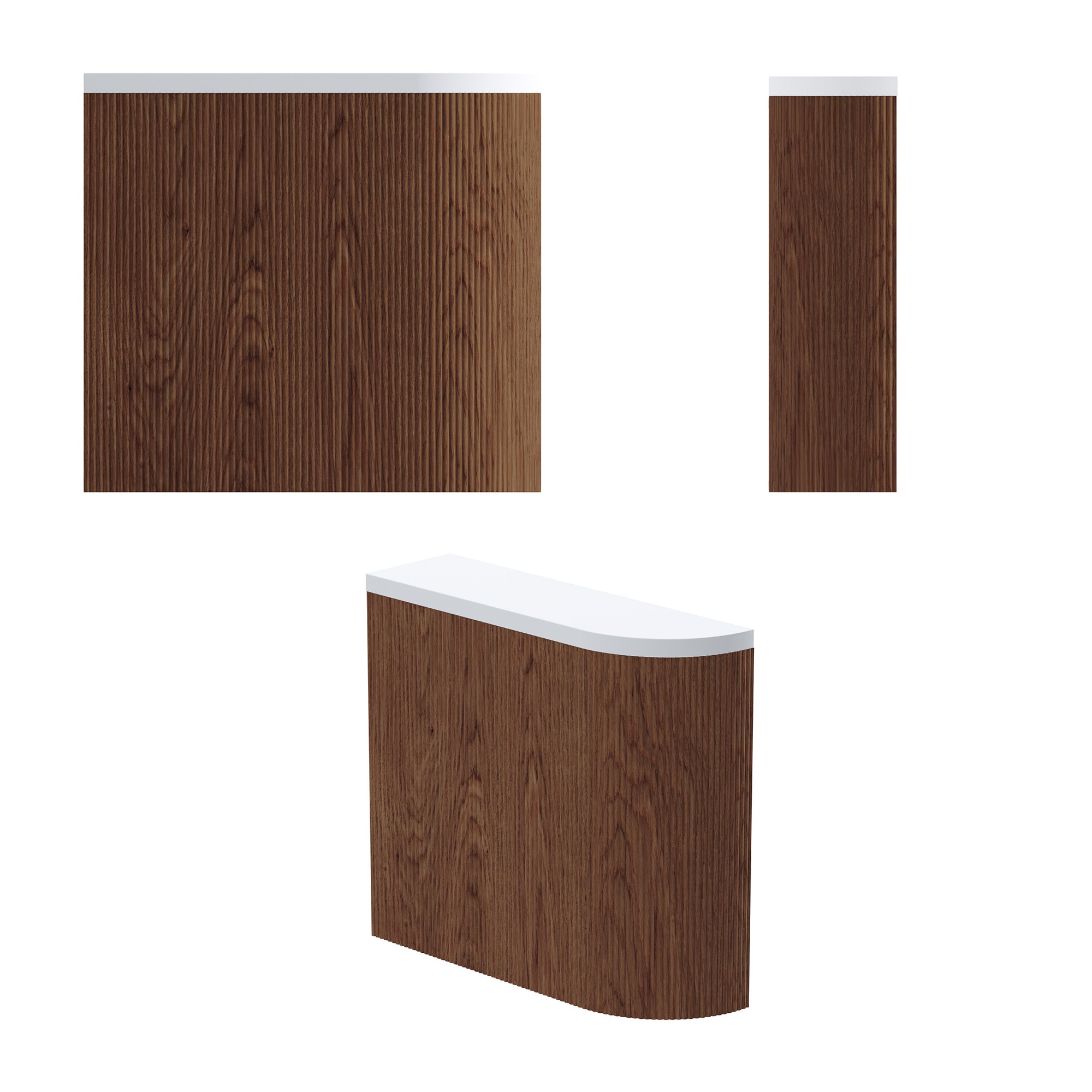 032 Series - 6 Inch Arc Side Cabinet