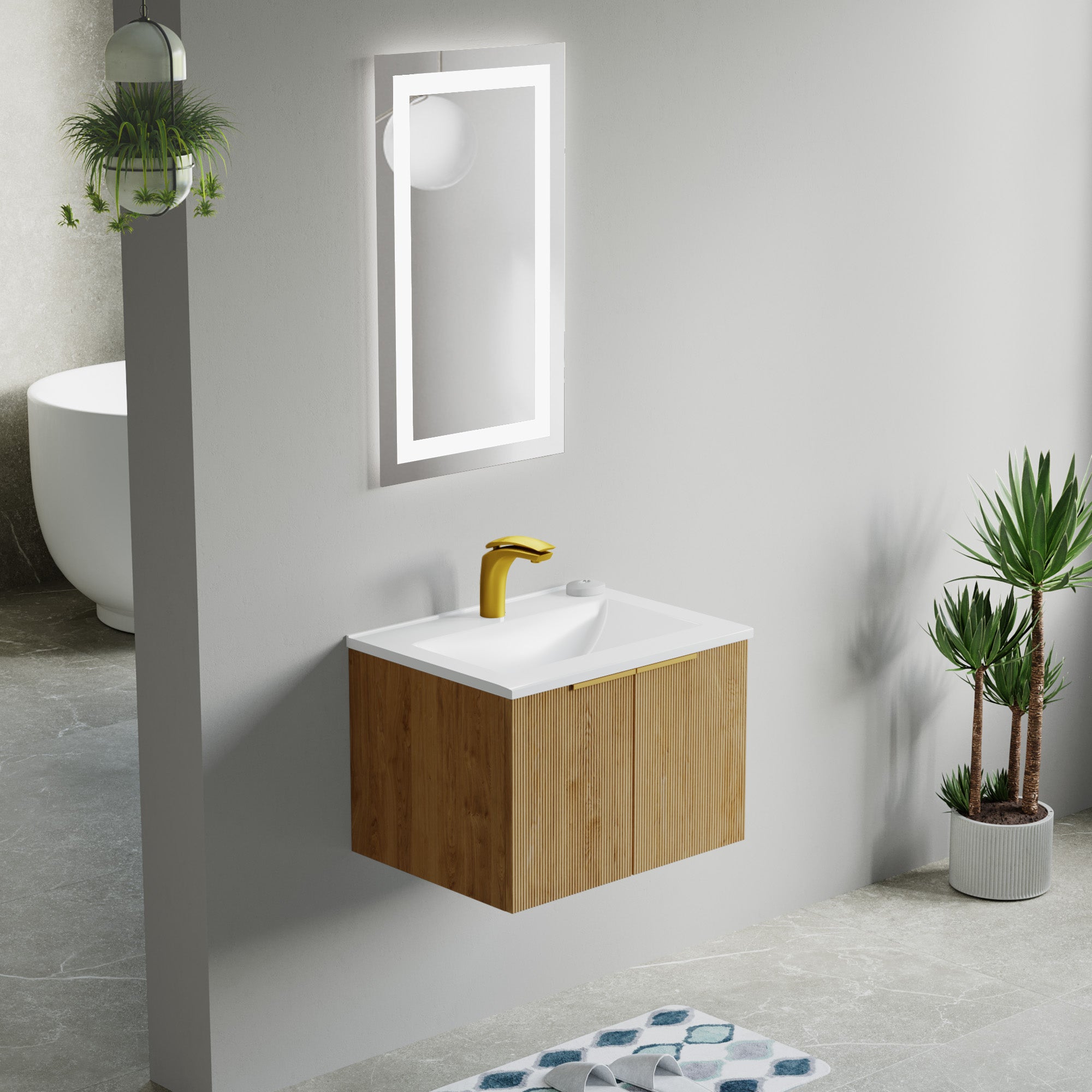 Topmount Bathroom Ceramic Basin 000 2418B