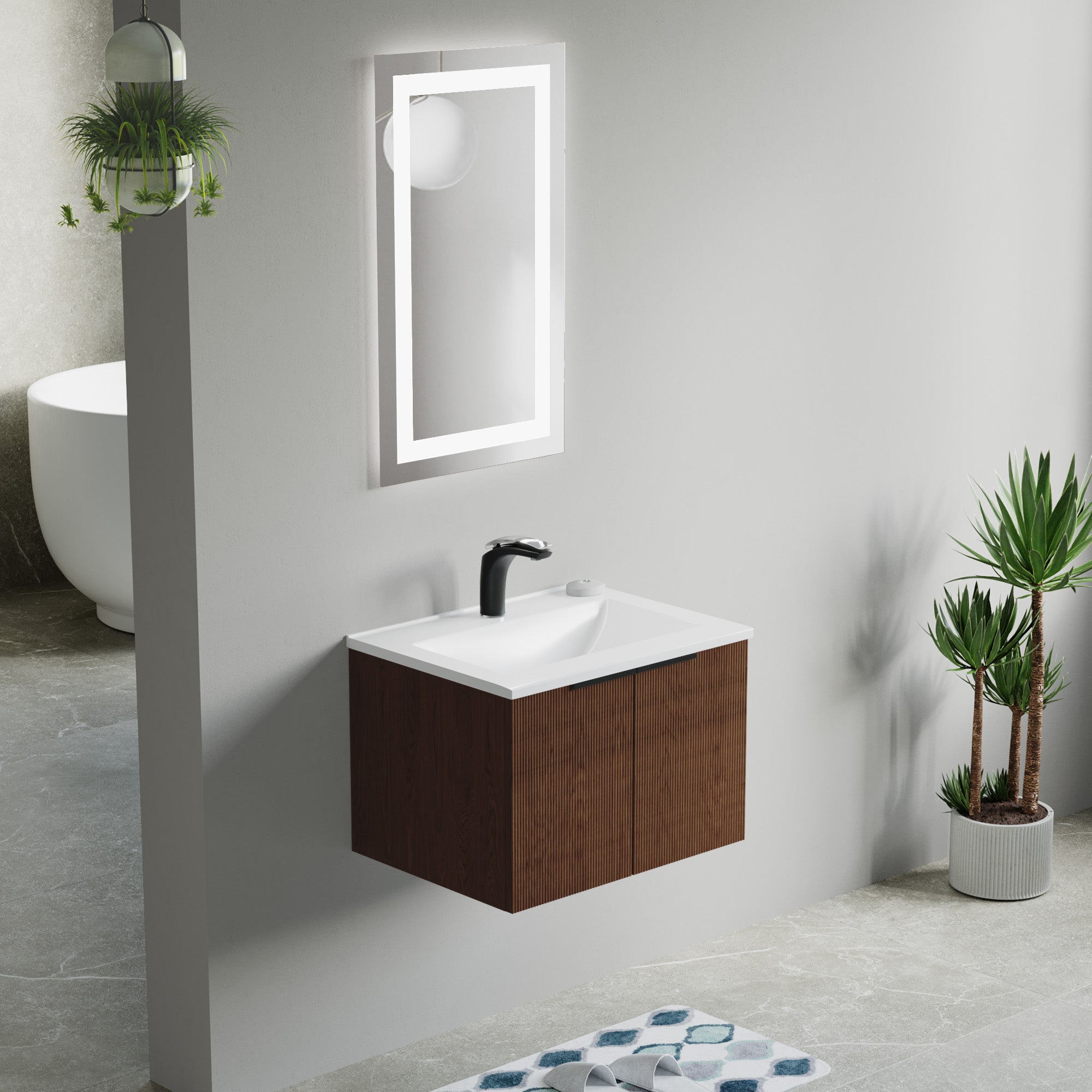 Topmount Bathroom Ceramic Basin 000 2418B