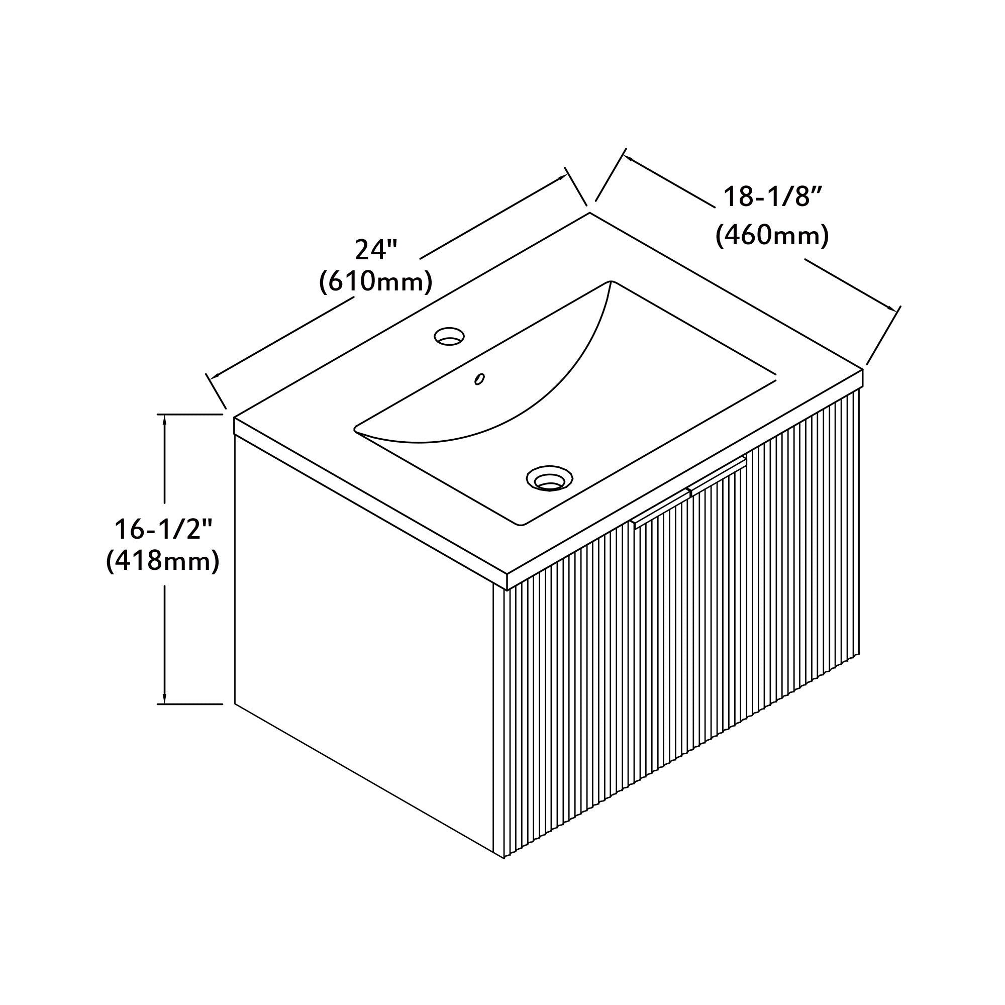 032 Series - 24 Inch Vanity