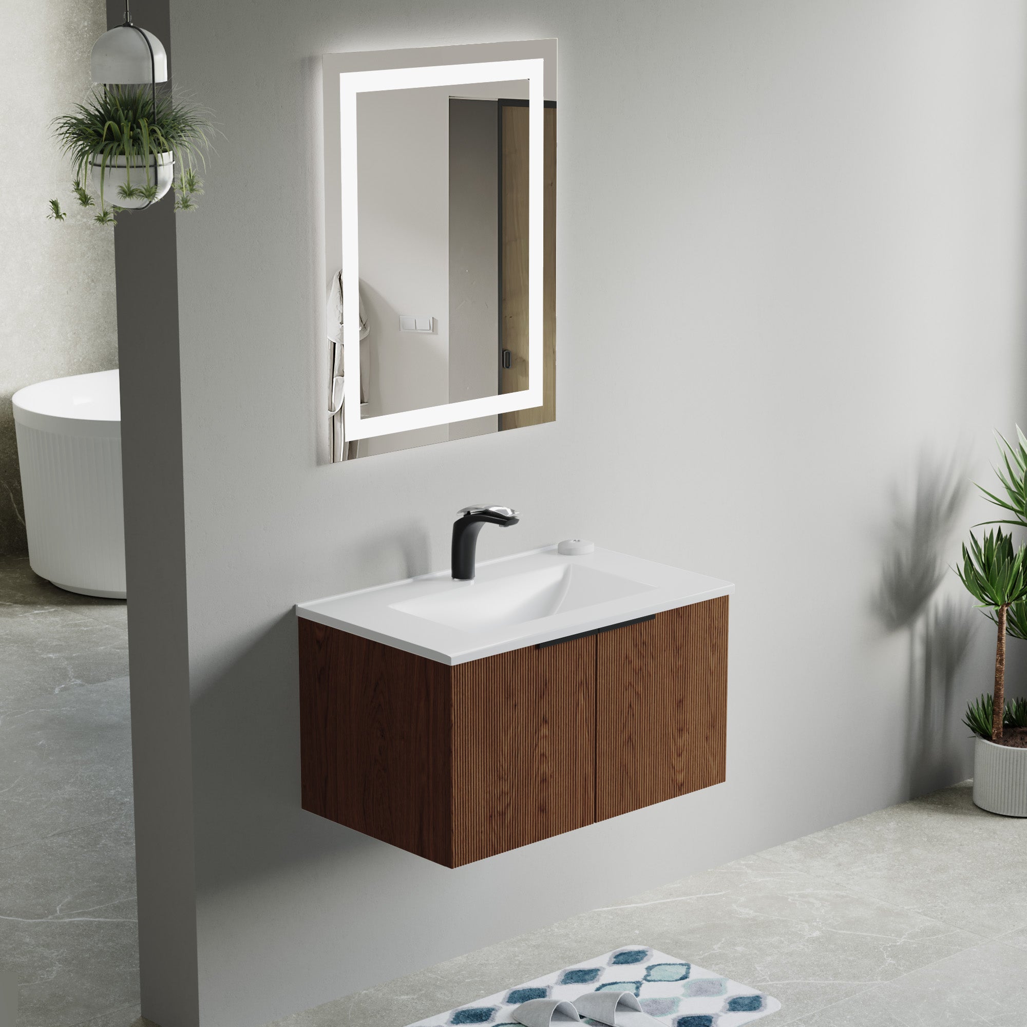Topmount Bathroom Ceramic Basin 000 3018B