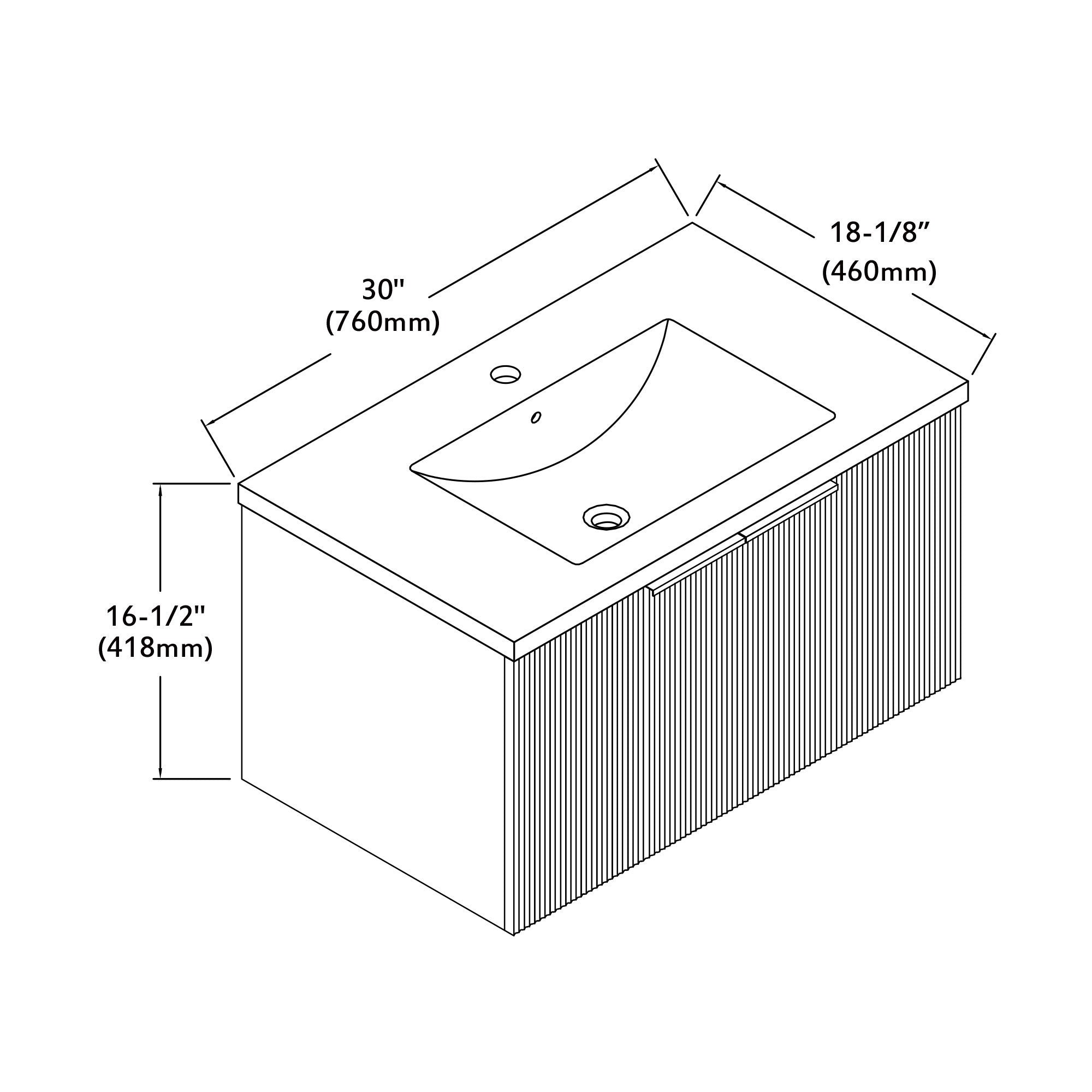 032 Series - 30 Inch Vanity
