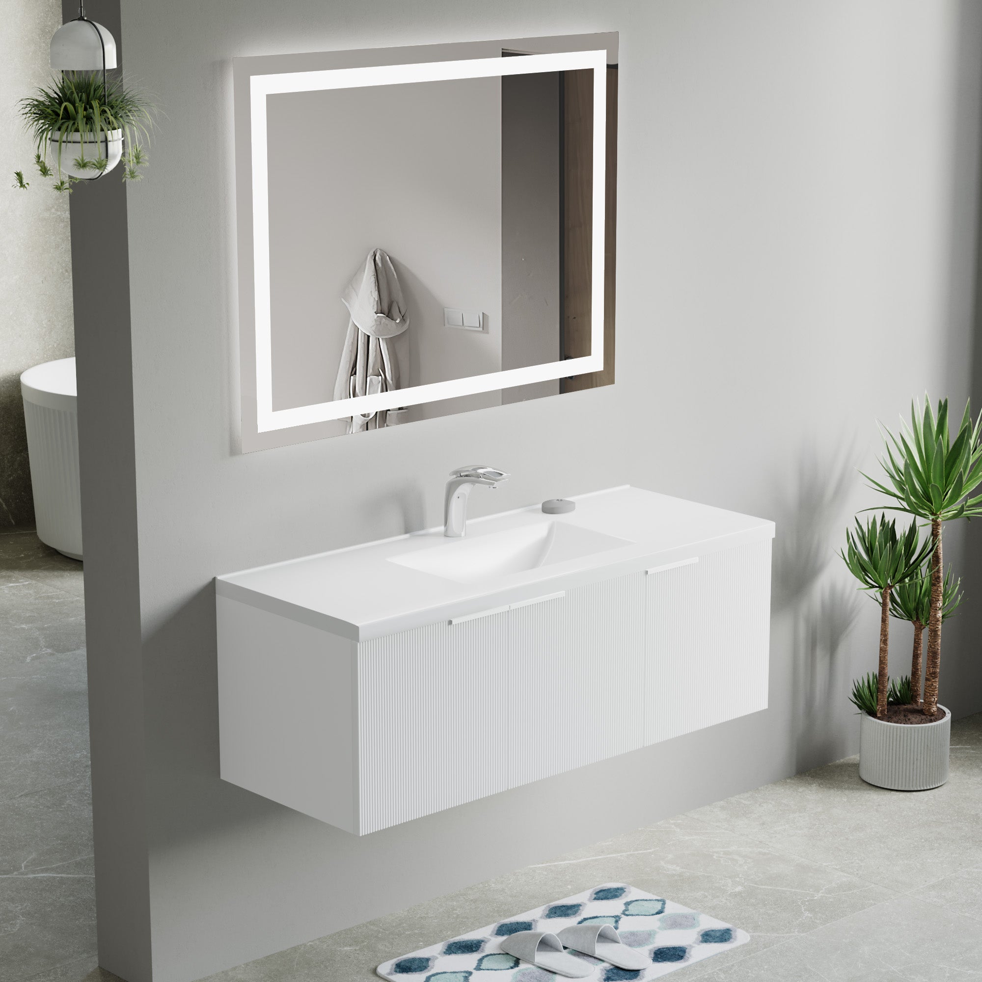 Topmount Bathroom Ceramic Basin 000 4818BT