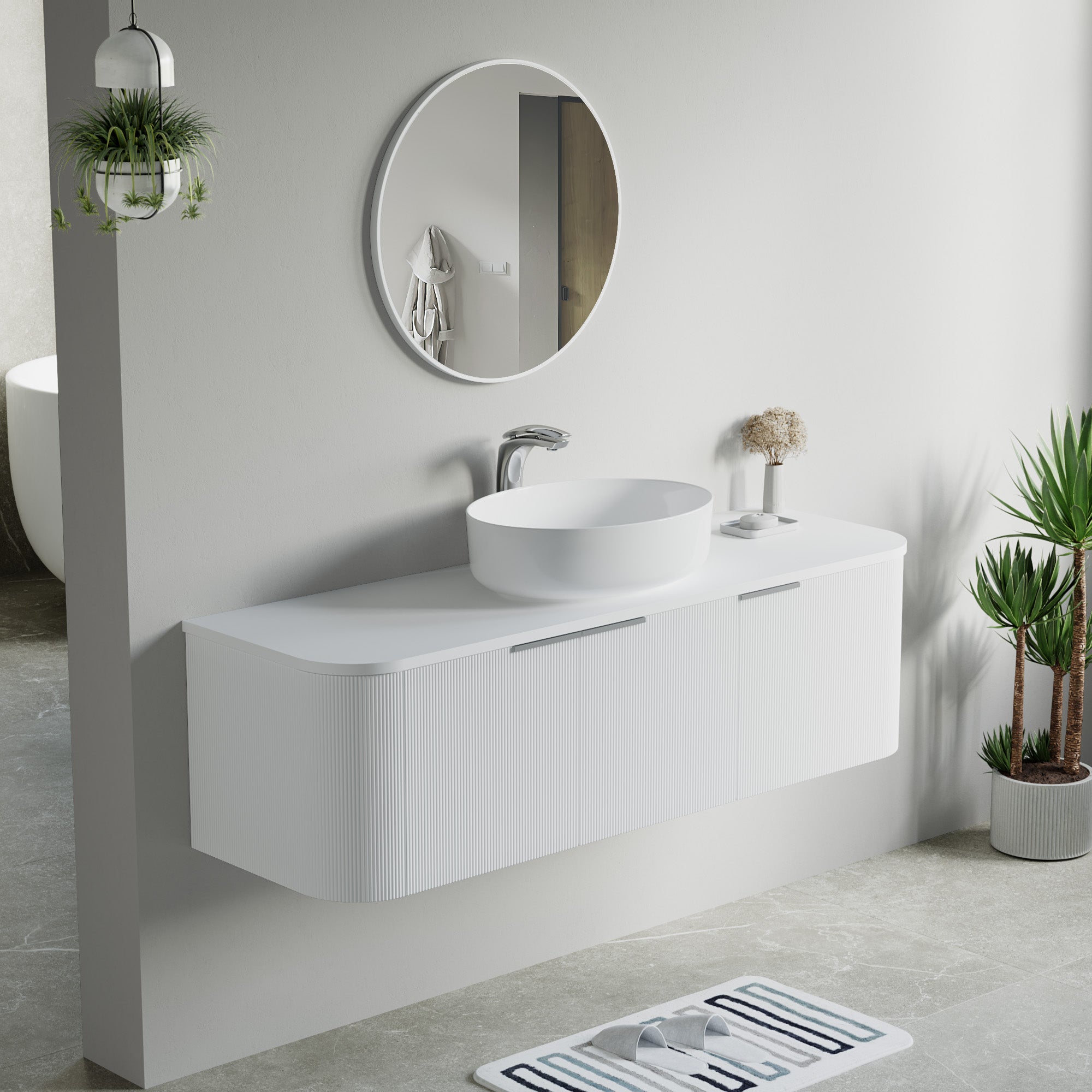 032 Series - 60 Inch Vanity - Cabinet Combination - Single Sink