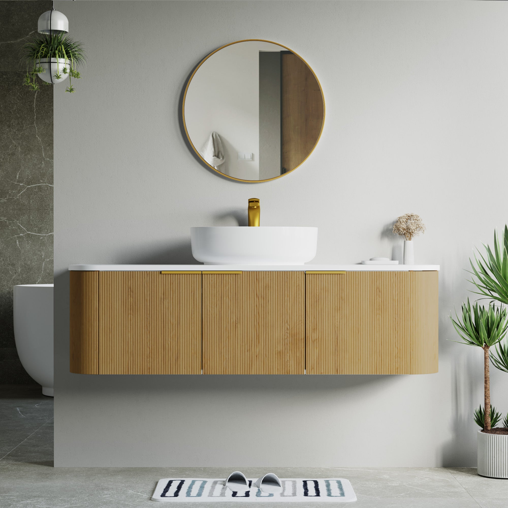032 Series - 60 Inch Vanity - Cabinet Combination - Single Sink