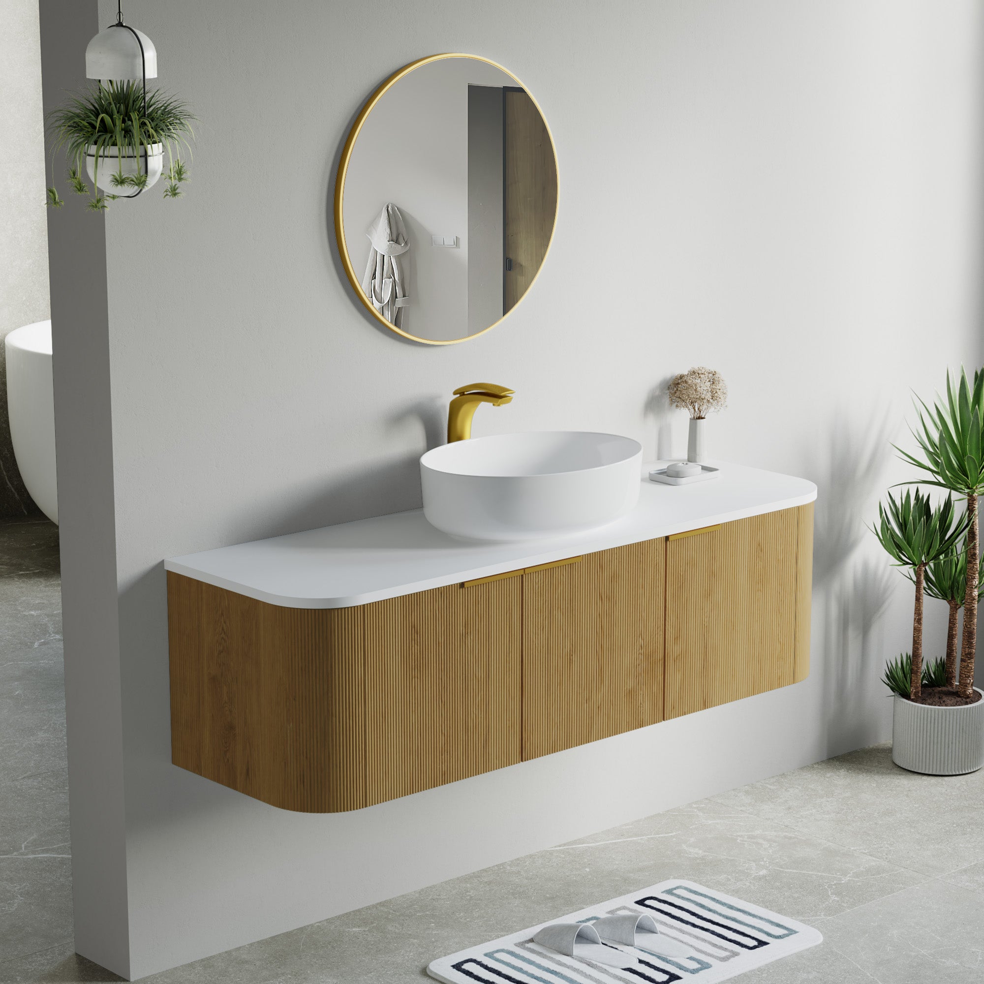 032 Series - 60 Inch Vanity - Cabinet Combination - Single Sink