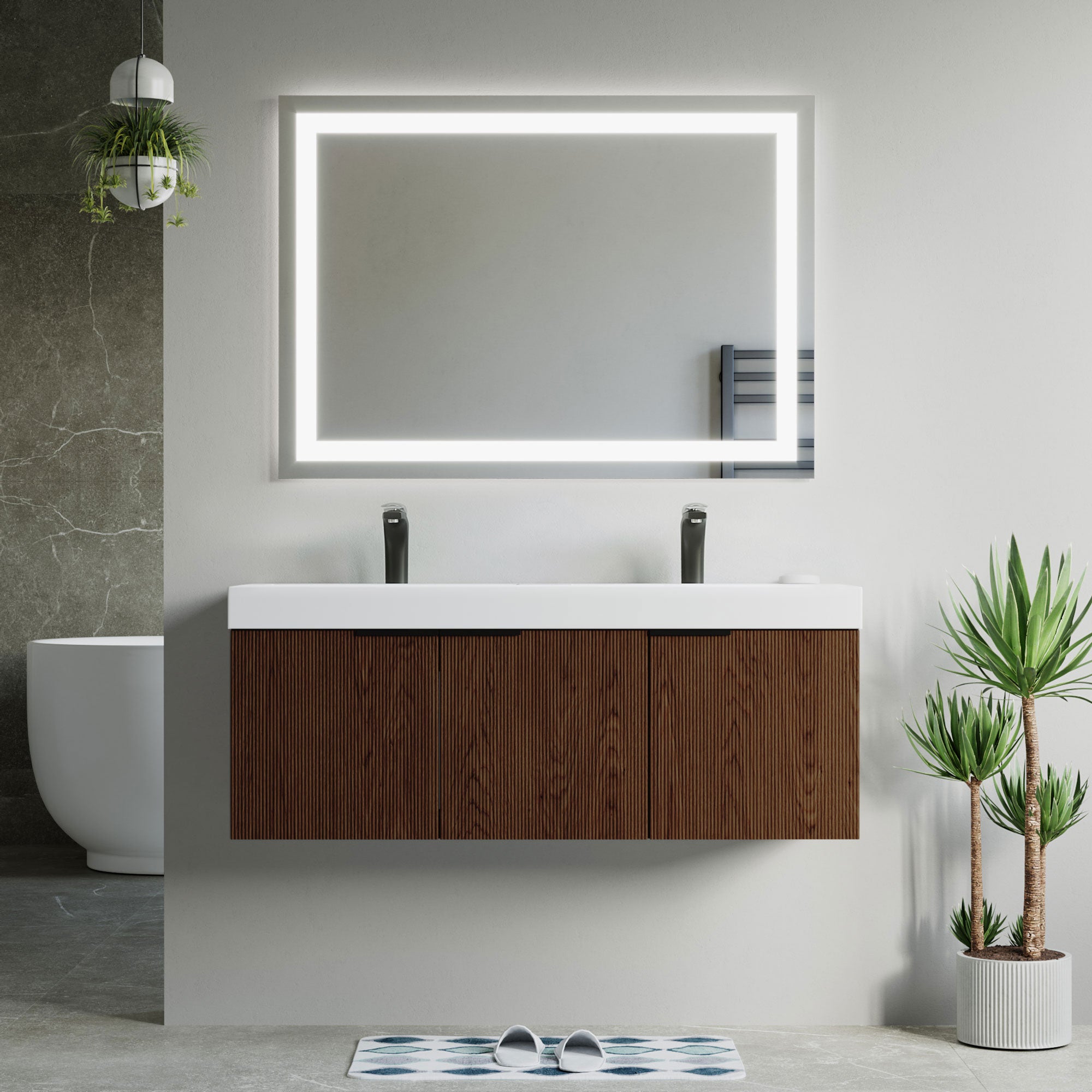 032 Series - 48 Inch Vanity - Double Sinks