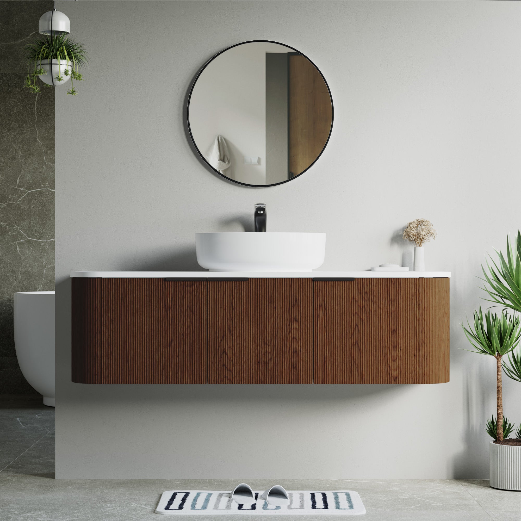 032 Series - 60 Inch Vanity - Cabinet Combination - Single Sink