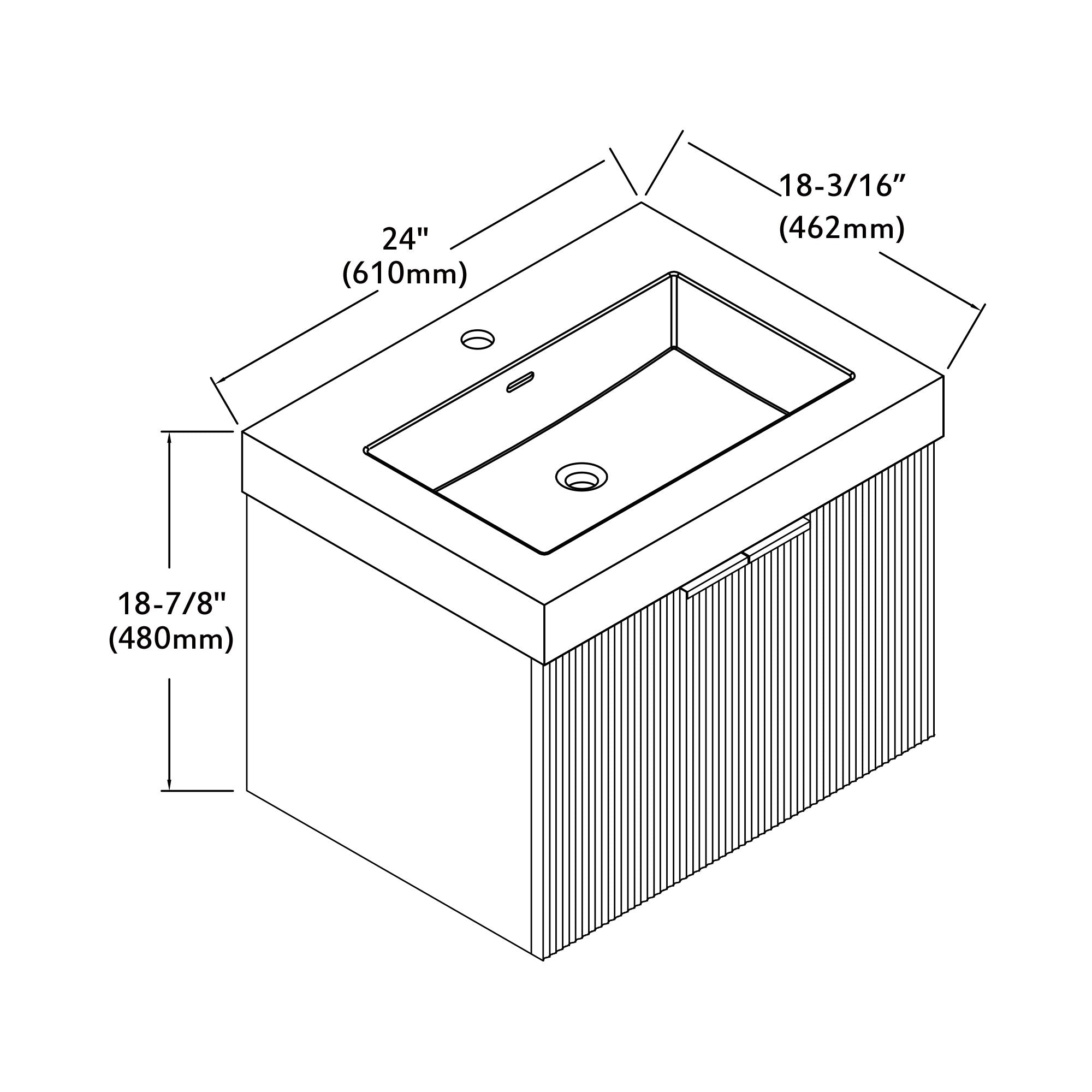 032 Series - 24 Inch Vanity