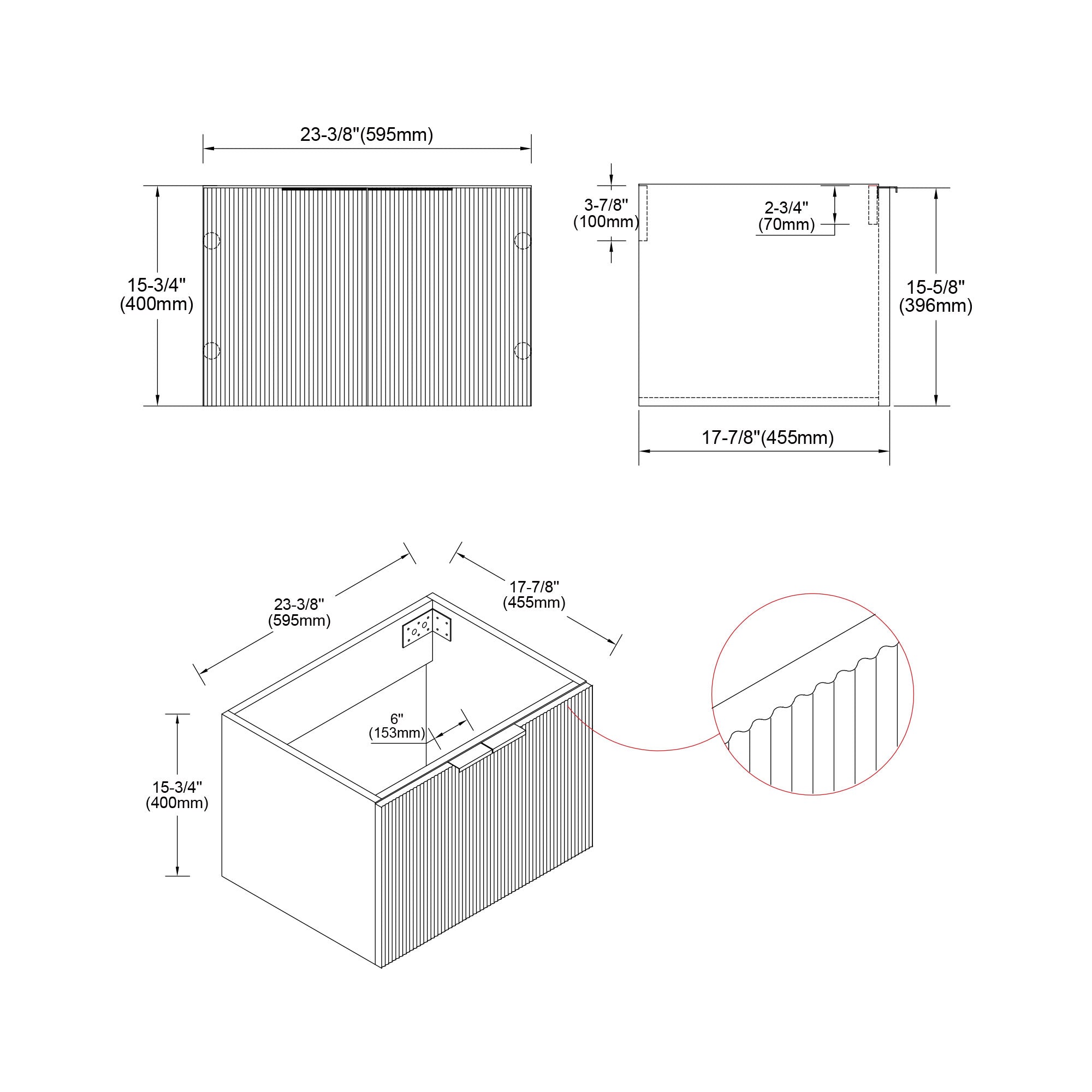 032 Series - 24 Inch Vanity