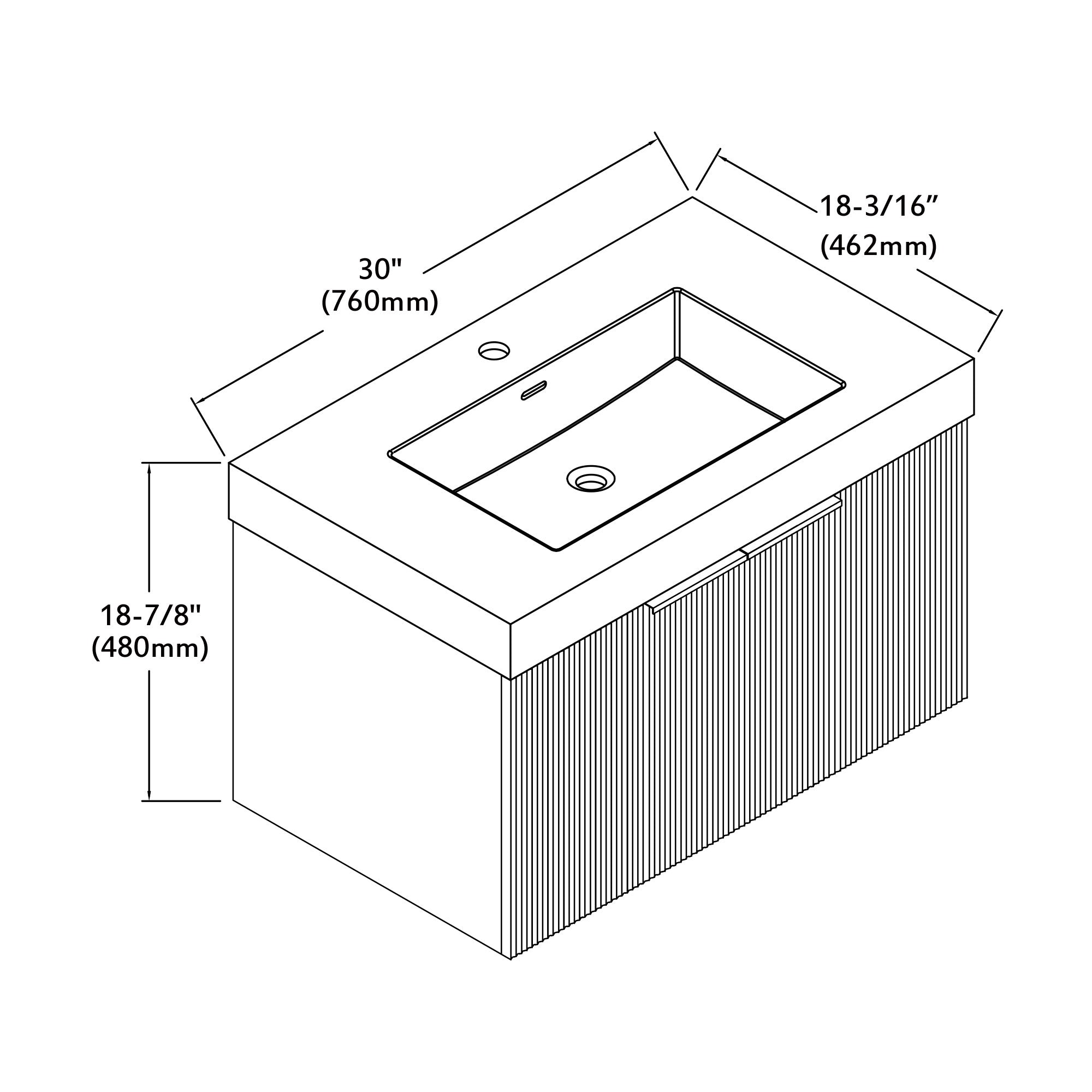 032 Series - 30 Inch Vanity