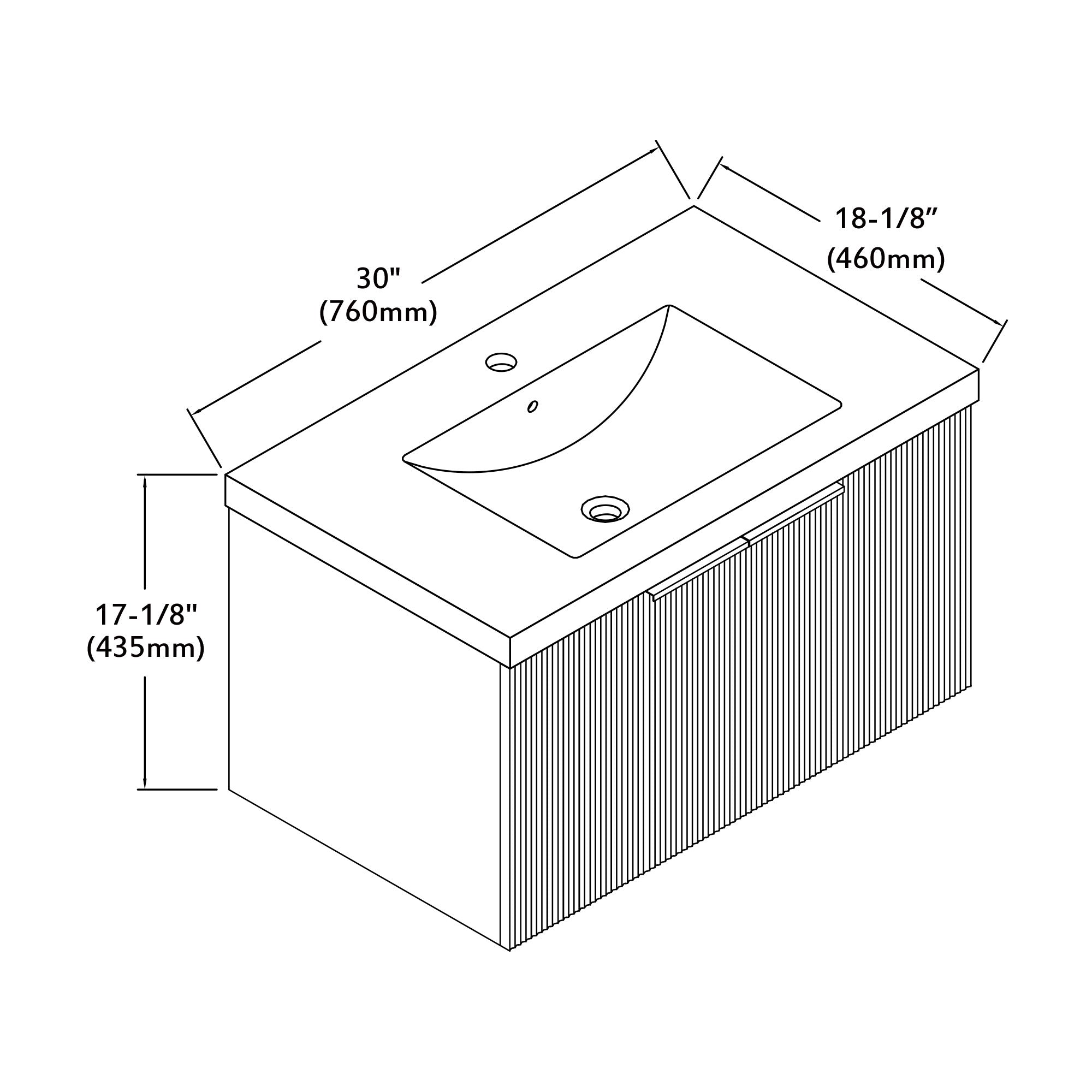 032 Series - 30 Inch Vanity