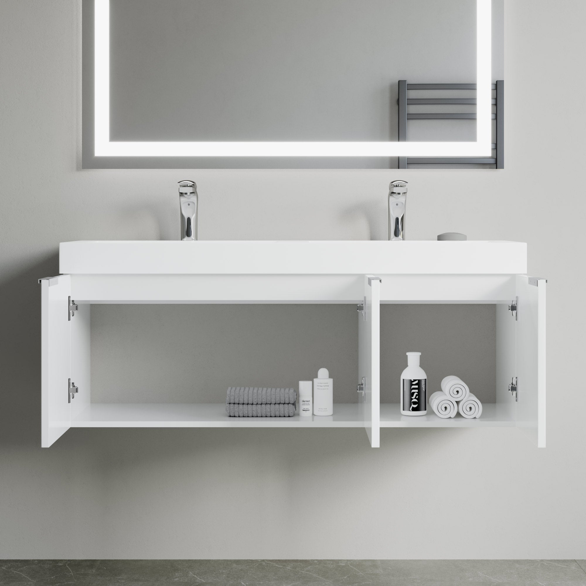 032 Series - 48 Inch Vanity - Double Sinks