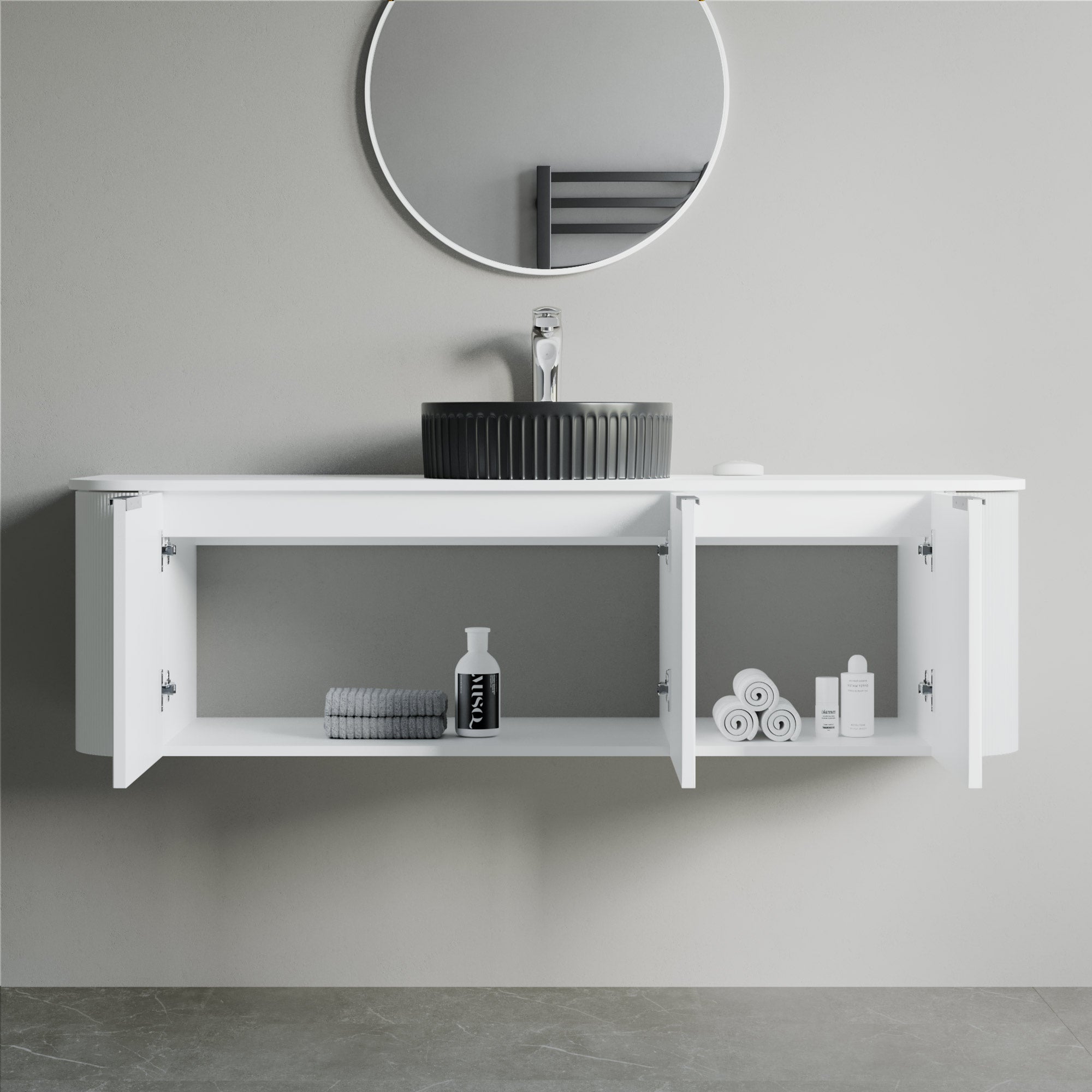032 Series - 60 Inch Vanity - Cabinet Combination - Single Sink