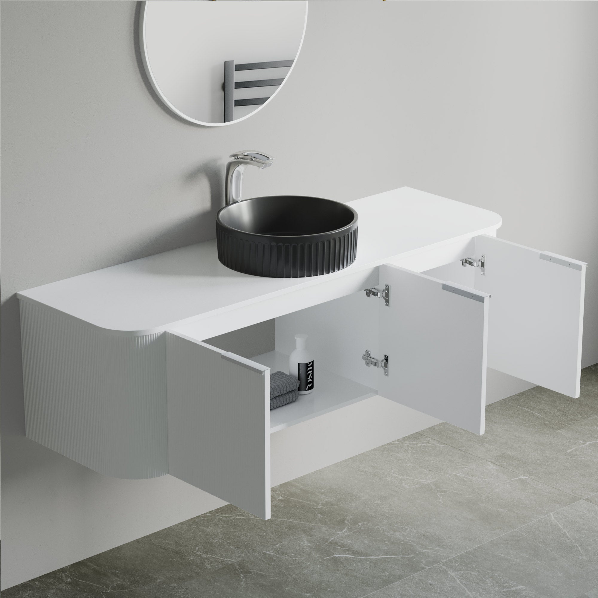 032 Series - 60 Inch Vanity - Cabinet Combination - Single Sink