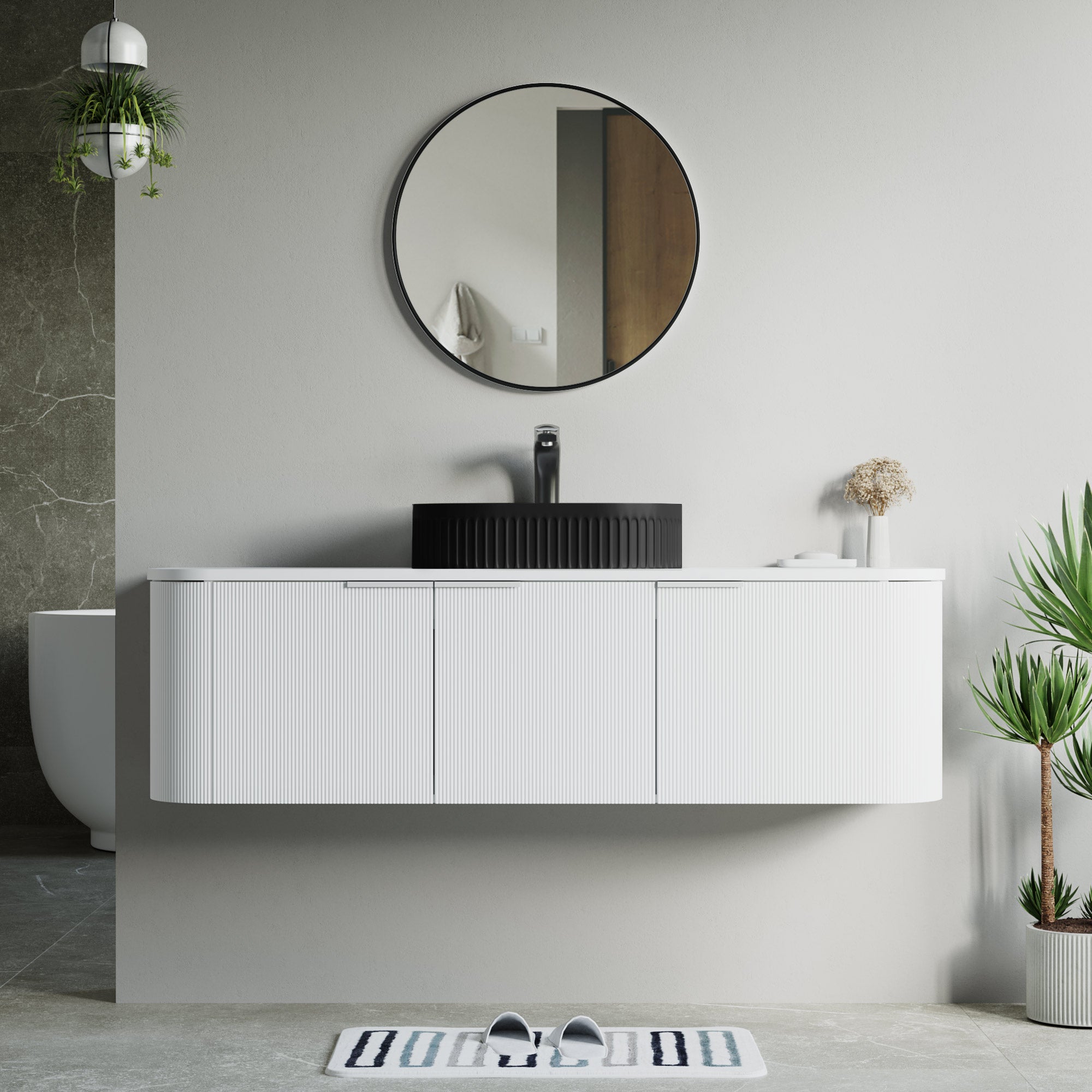 032 Series - 60 Inch Vanity - Cabinet Combination - Single Sink