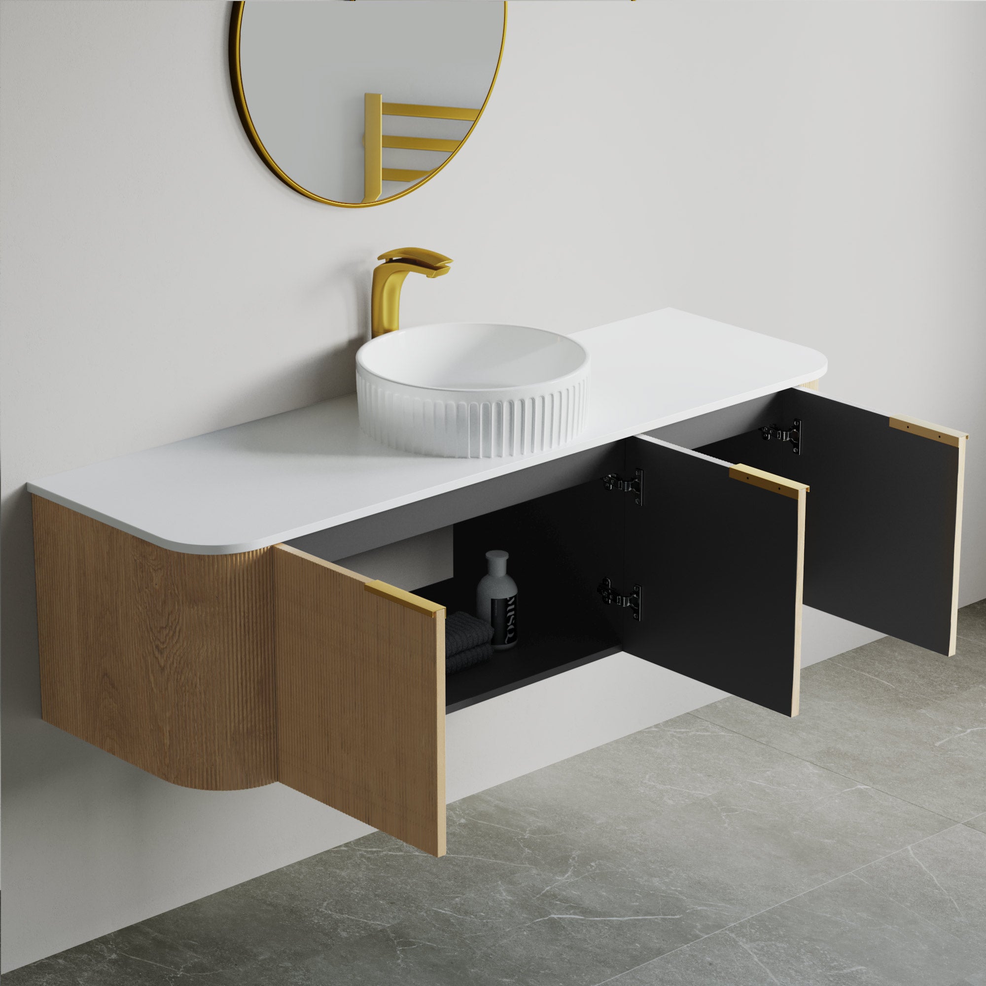 032 Series - 60 Inch Vanity - Cabinet Combination - Single Sink