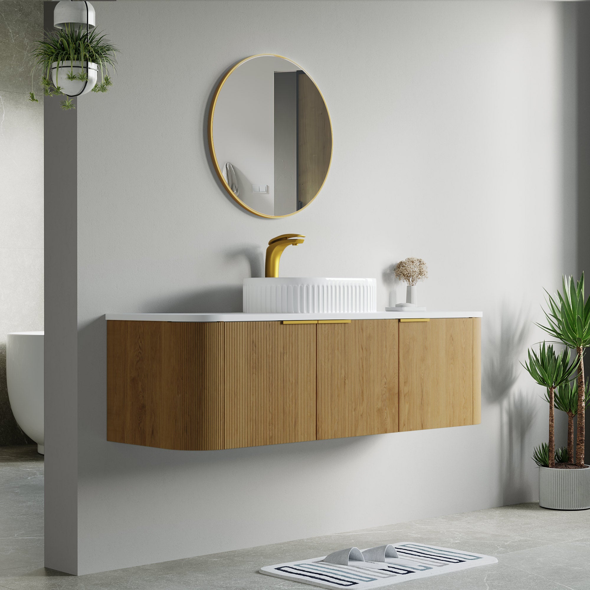 032 Series - 60 Inch Vanity - Cabinet Combination - Single Sink