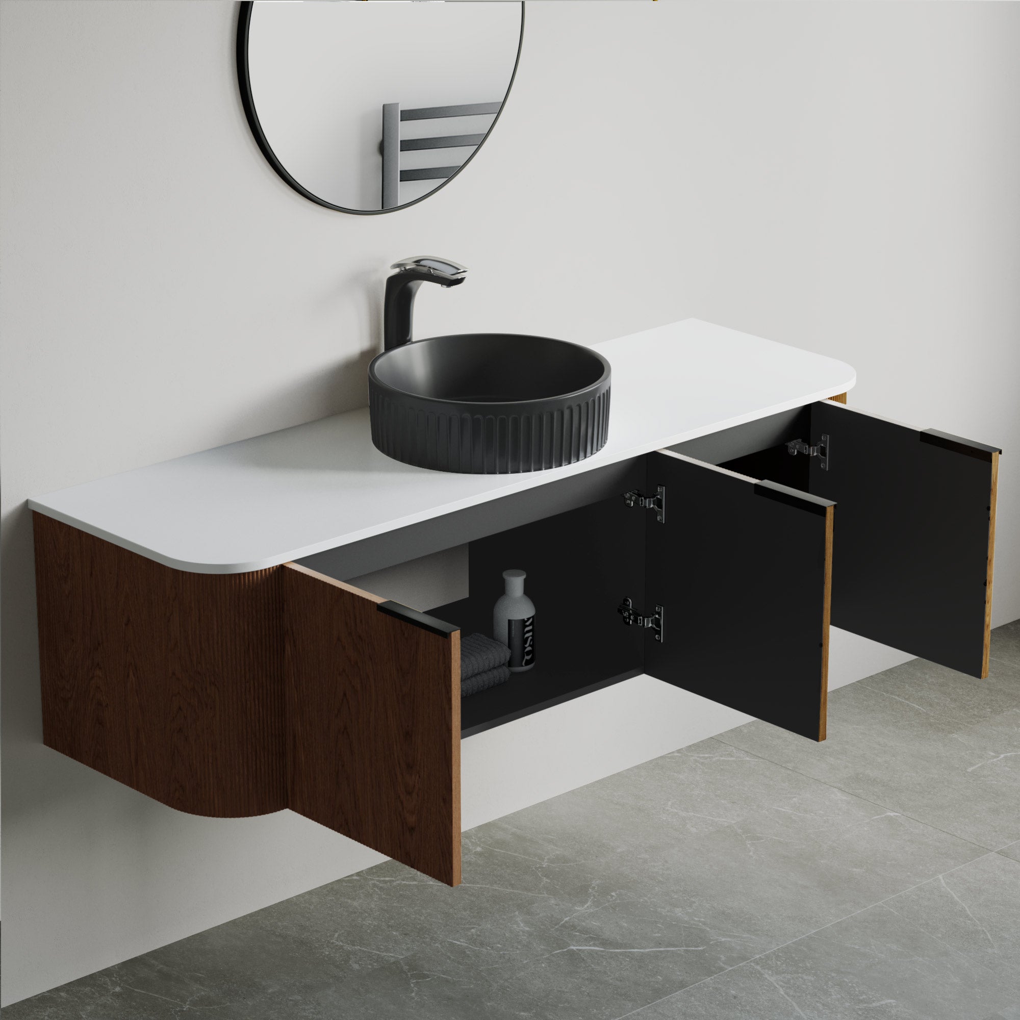 032 Series - 60 Inch Vanity - Cabinet Combination - Single Sink