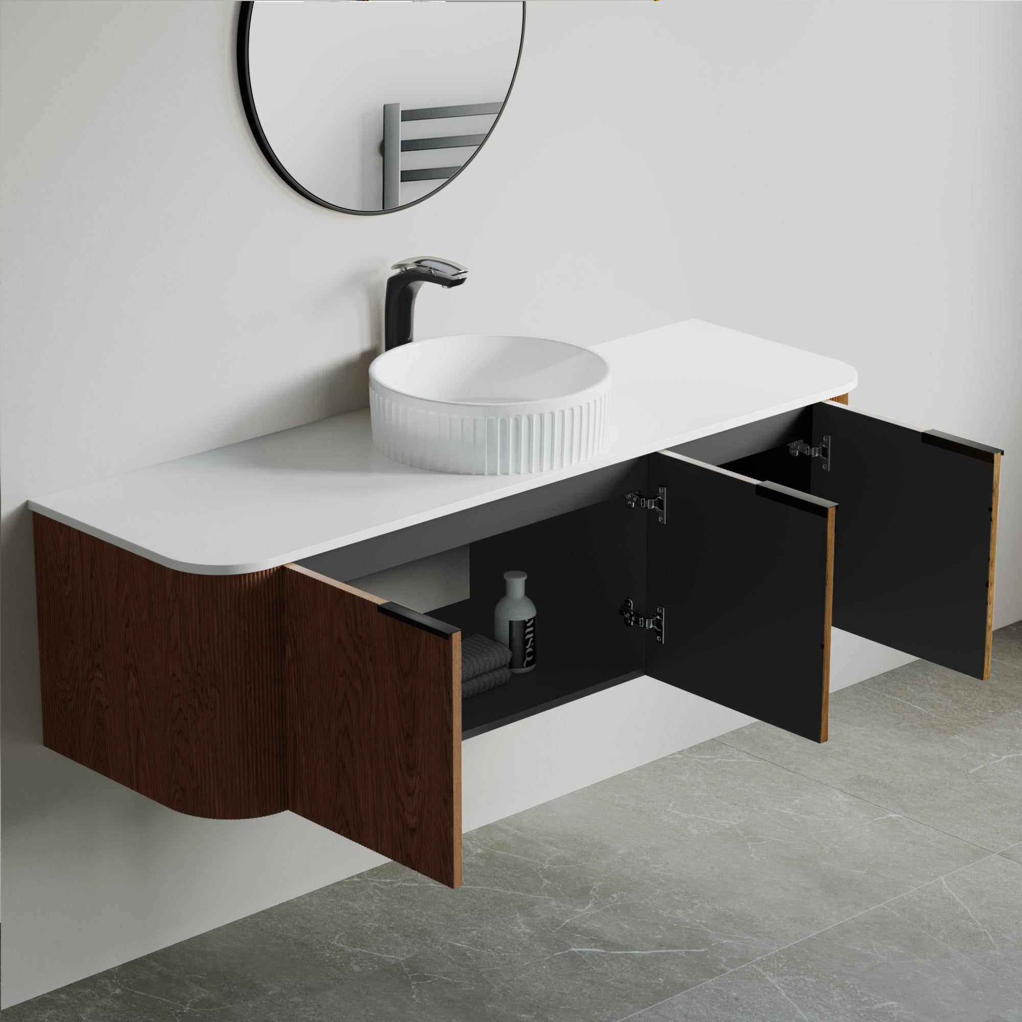 032 Series - 60 Inch Vanity - Cabinet Combination - Single Sink