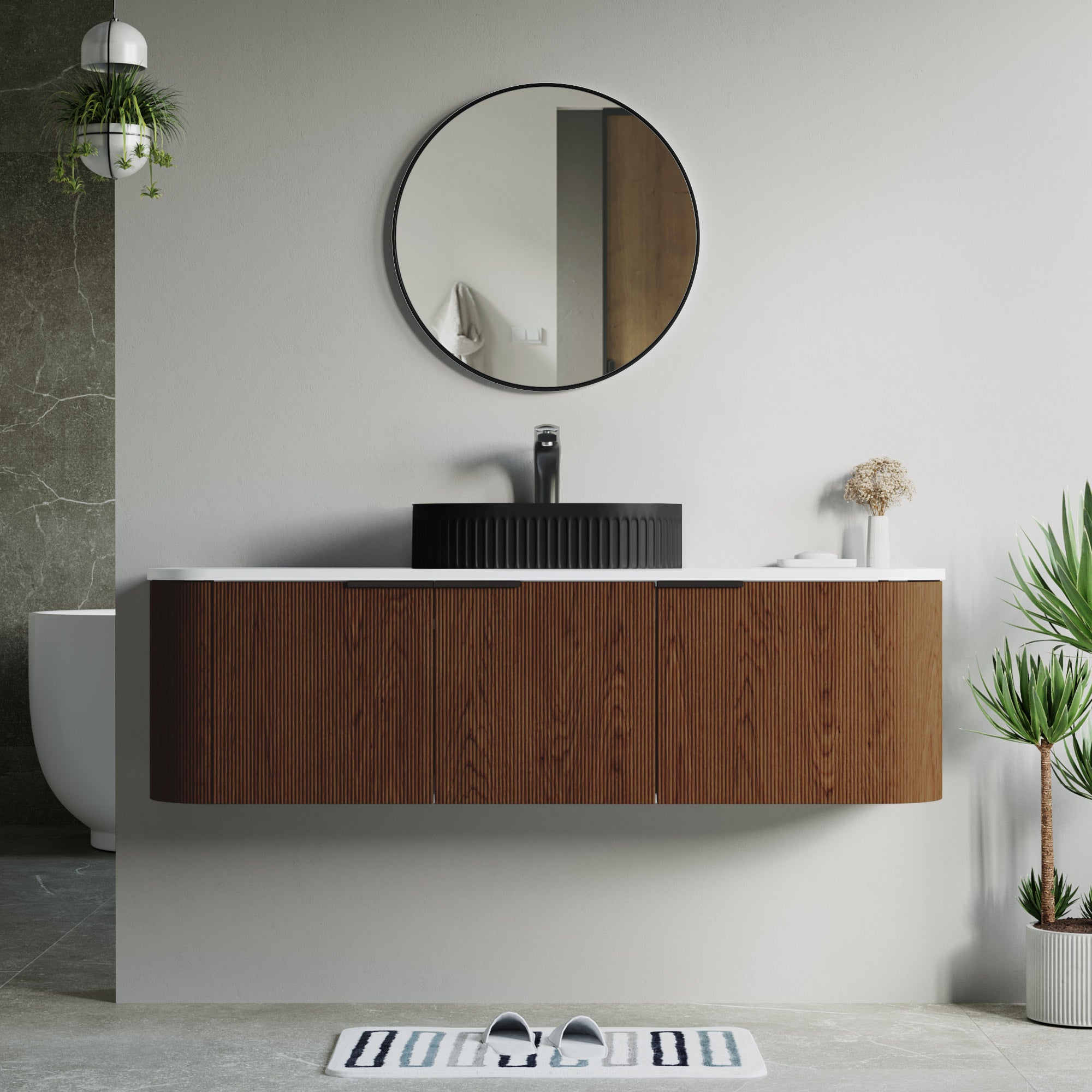 032 Series - 60 Inch Vanity - Cabinet Combination - Single Sink