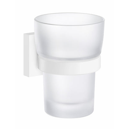 HOUSE - Holder with Frosted Glass Tumbler