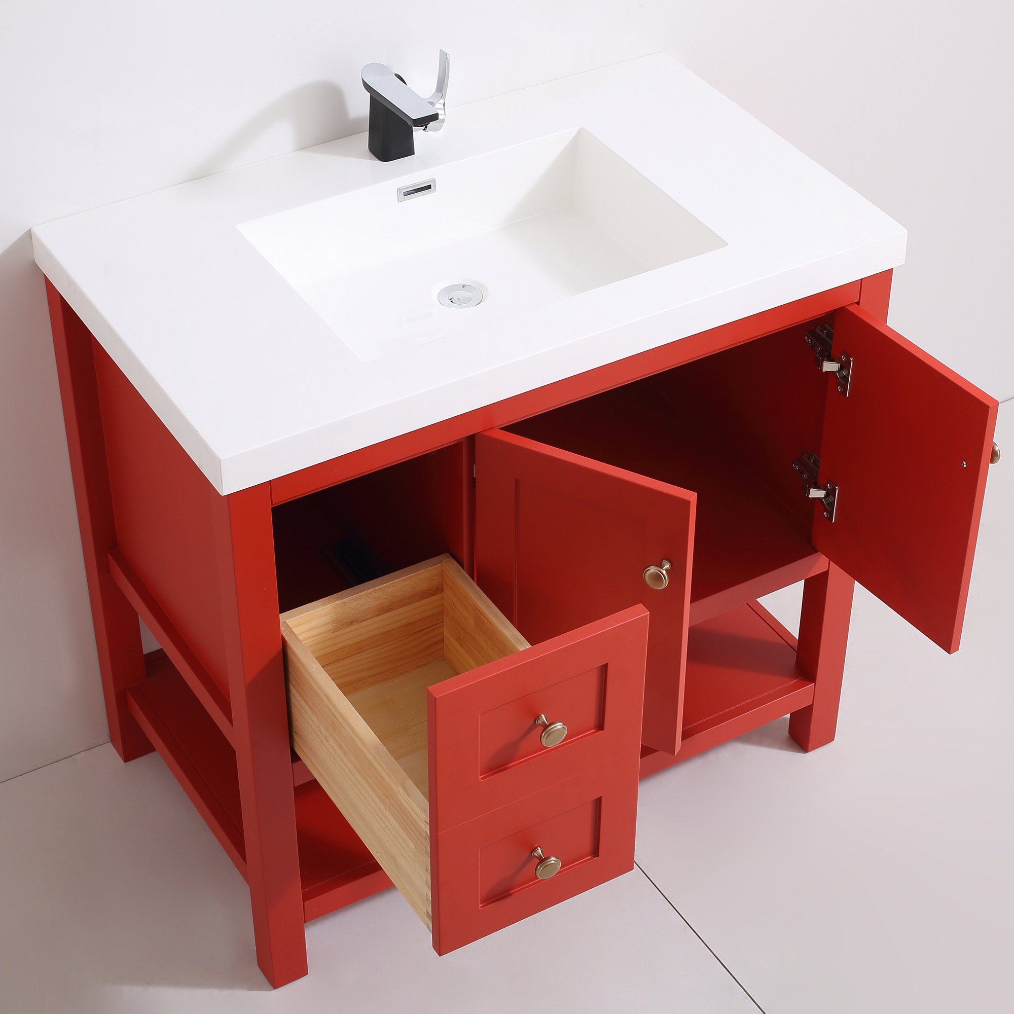 Topmount Bathroom Resin Basin 000 3722BP
