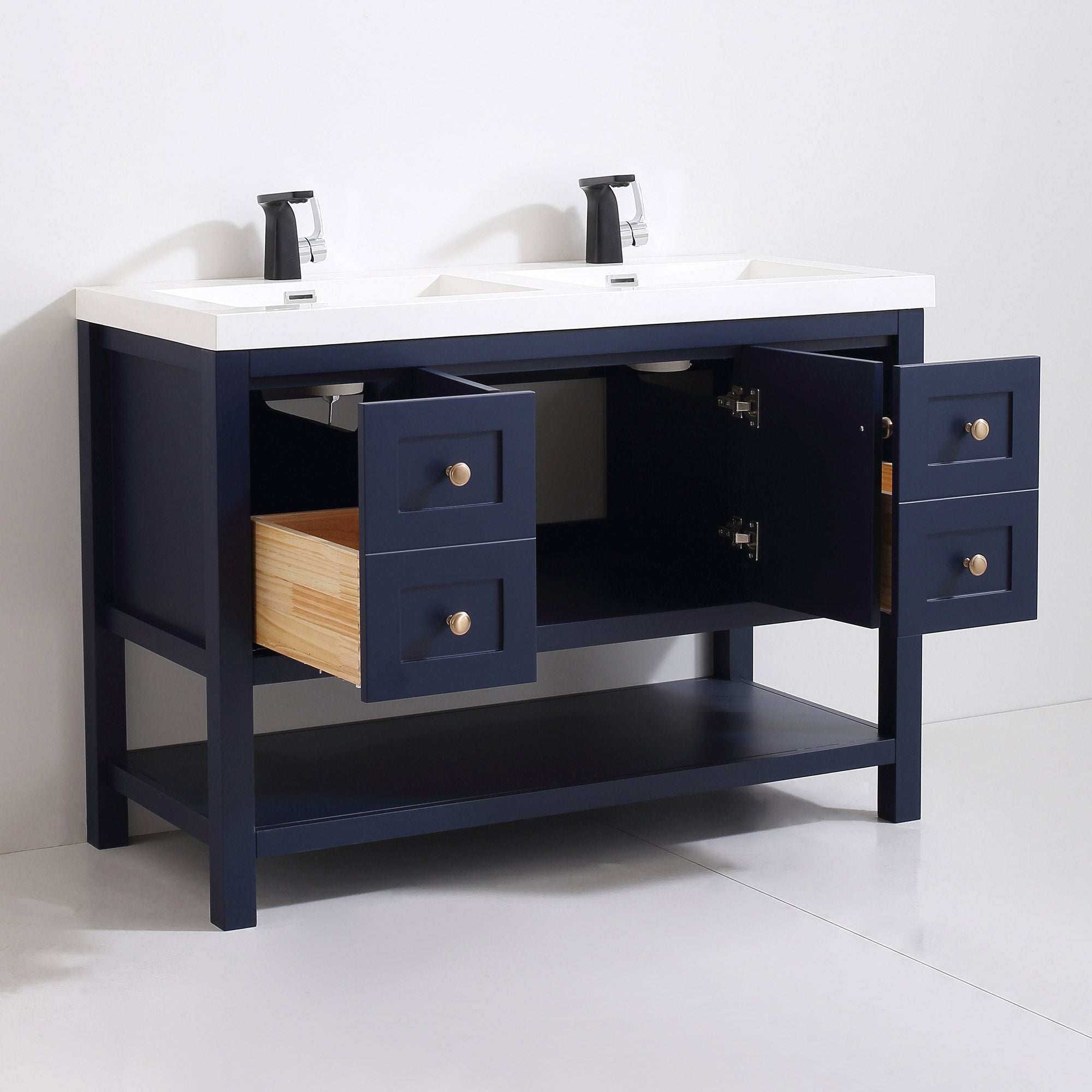 035 Series - 48 Inch Vanity - Double Sinks