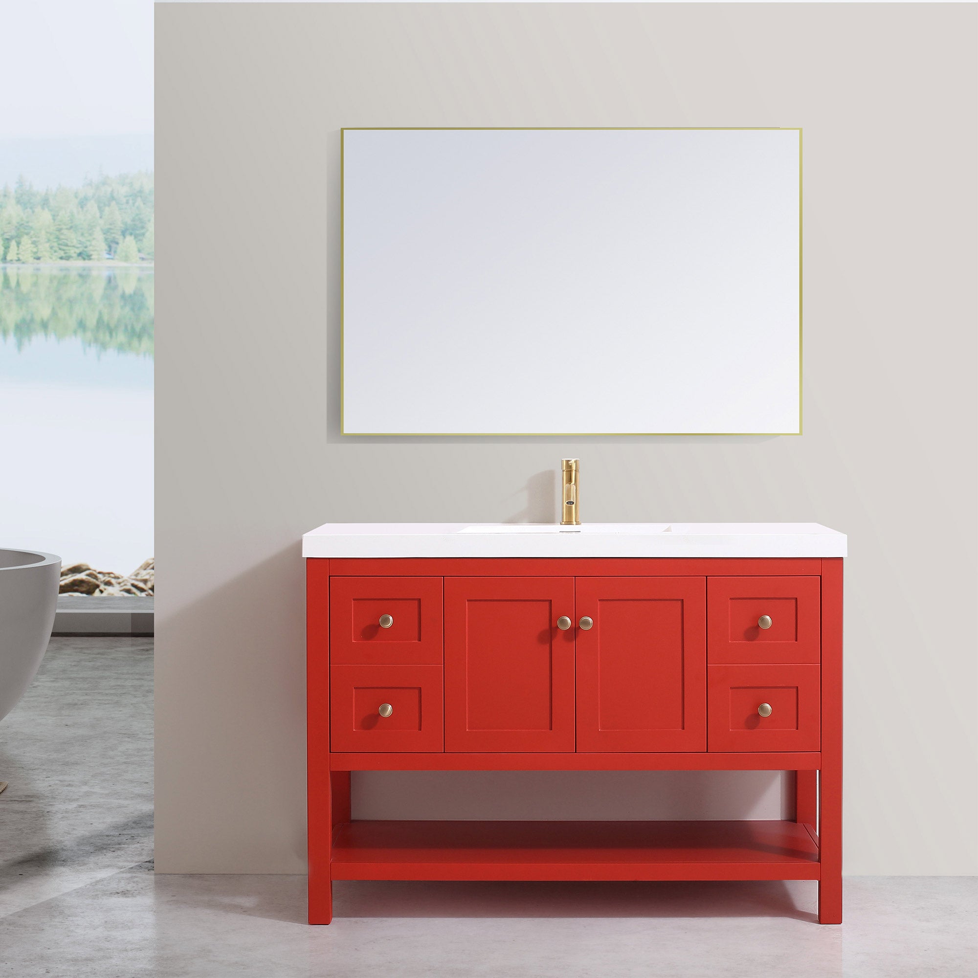 035 Series - 48 Inch Vanity - Single Sink