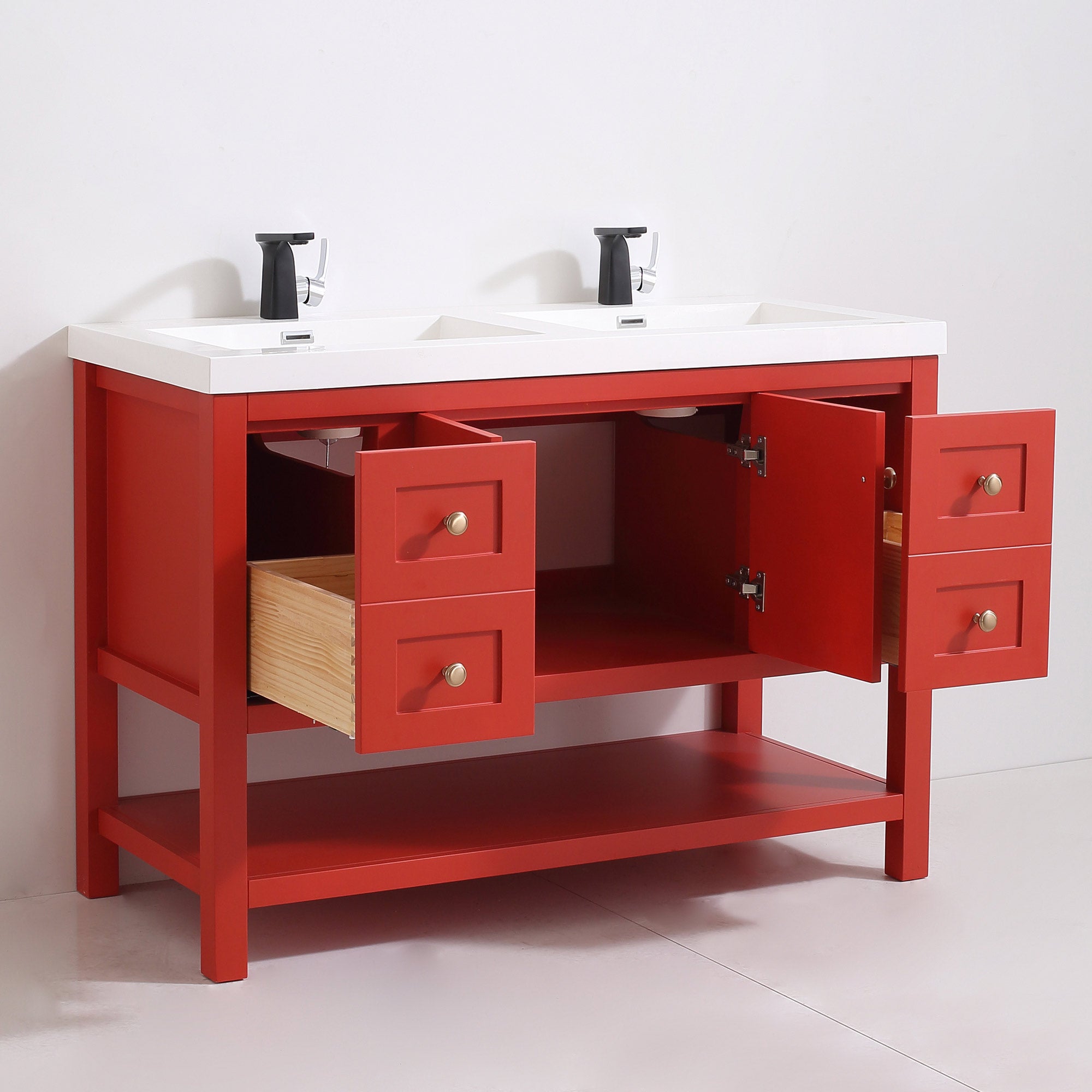 035 Series - 48 Inch Vanity - Double Sinks