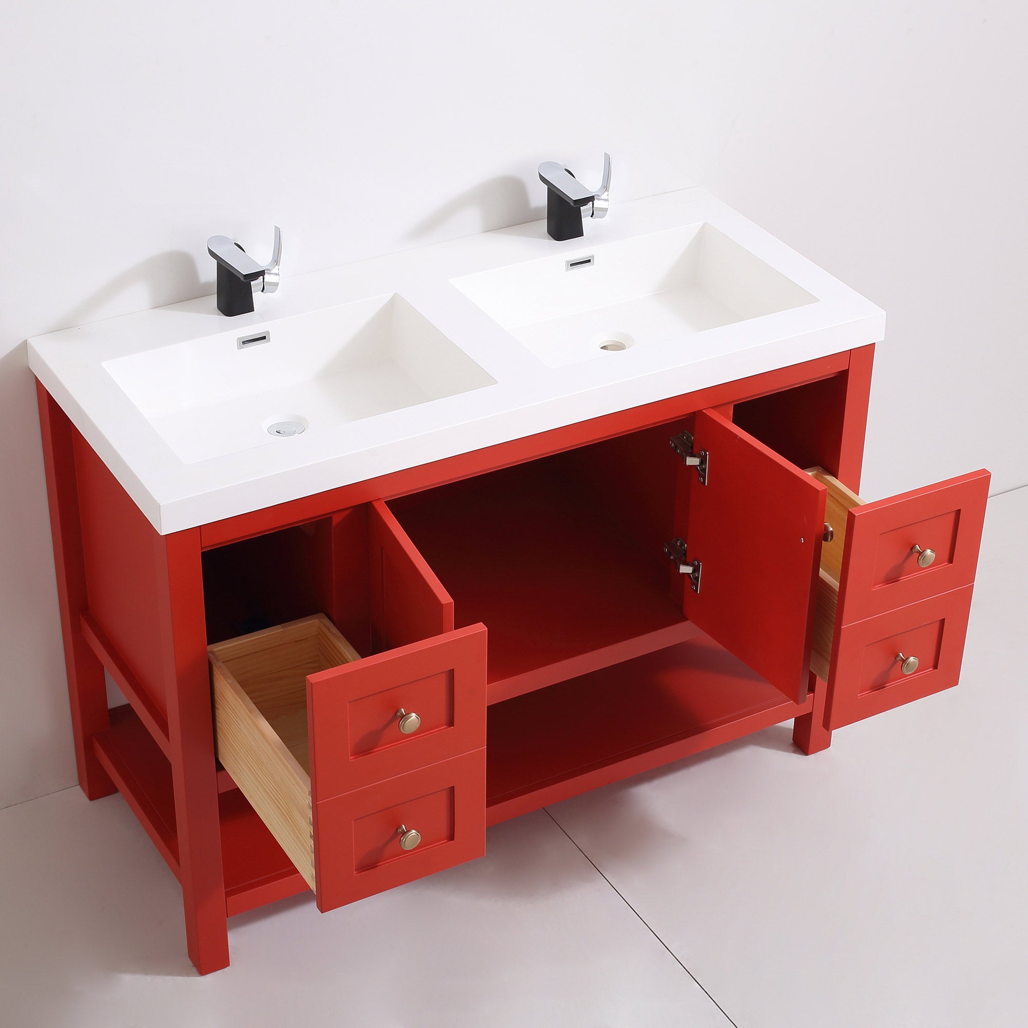 035 Series - 48 Inch Vanity - Double Sinks