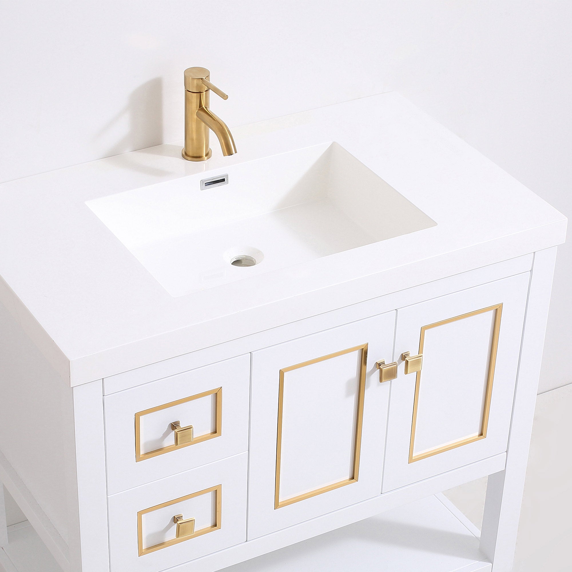 Topmount Bathroom Resin Basin 000 3722BP