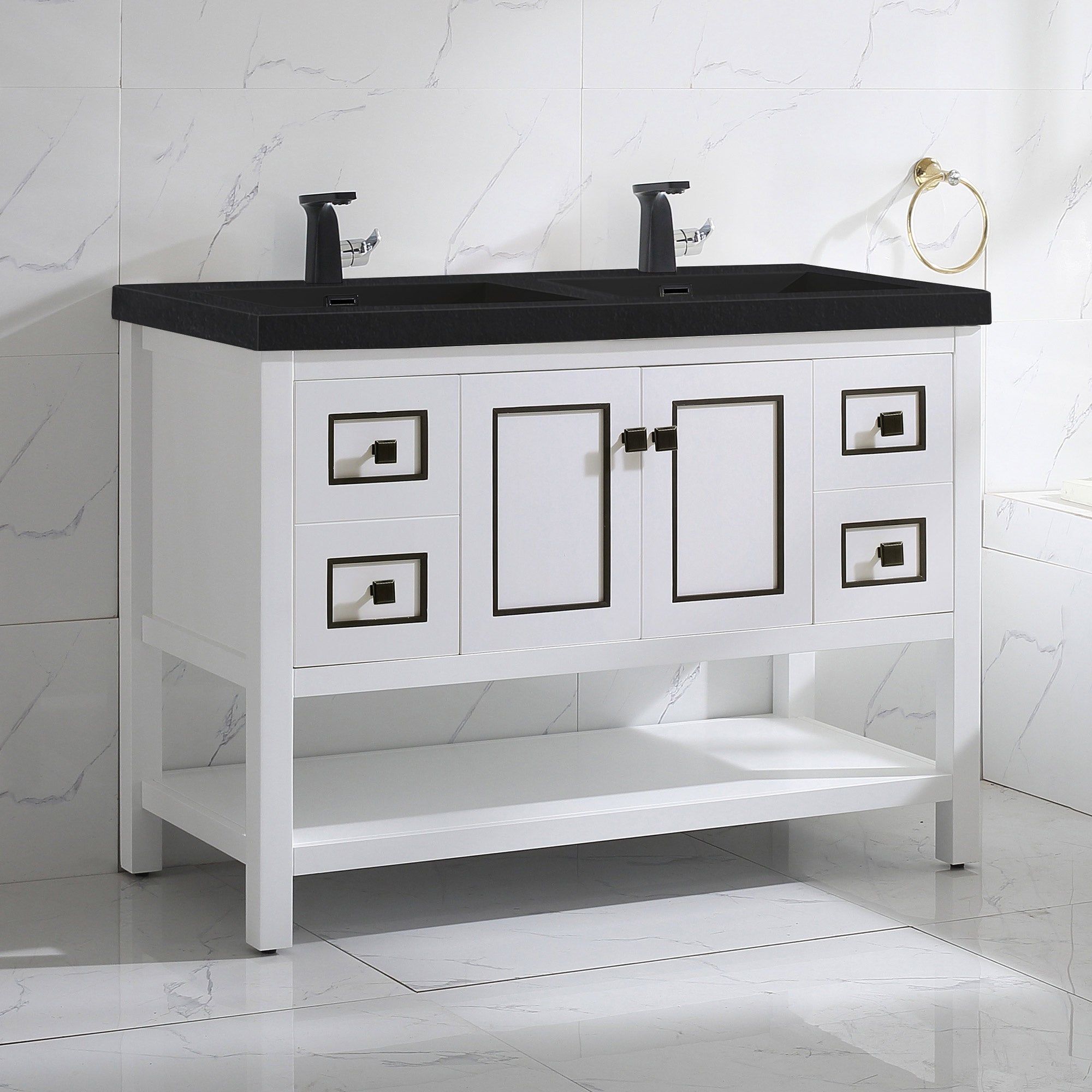 036 Series - 48 Inch Vanity - Double Sinks