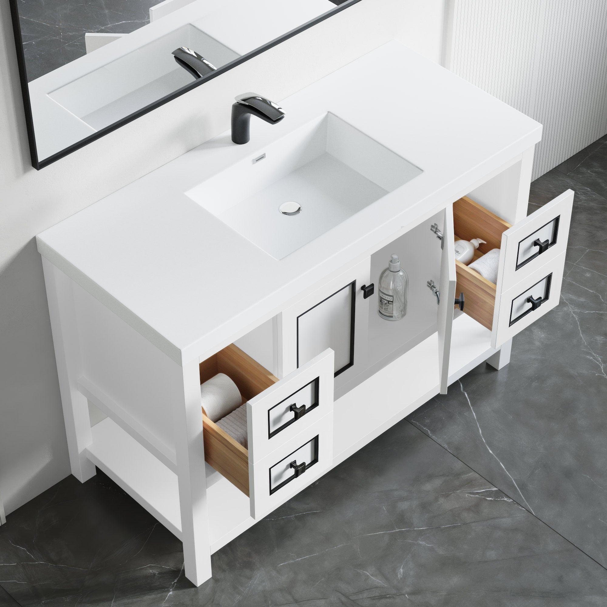 036 Series - 48 Inch Vanity - Single Sink