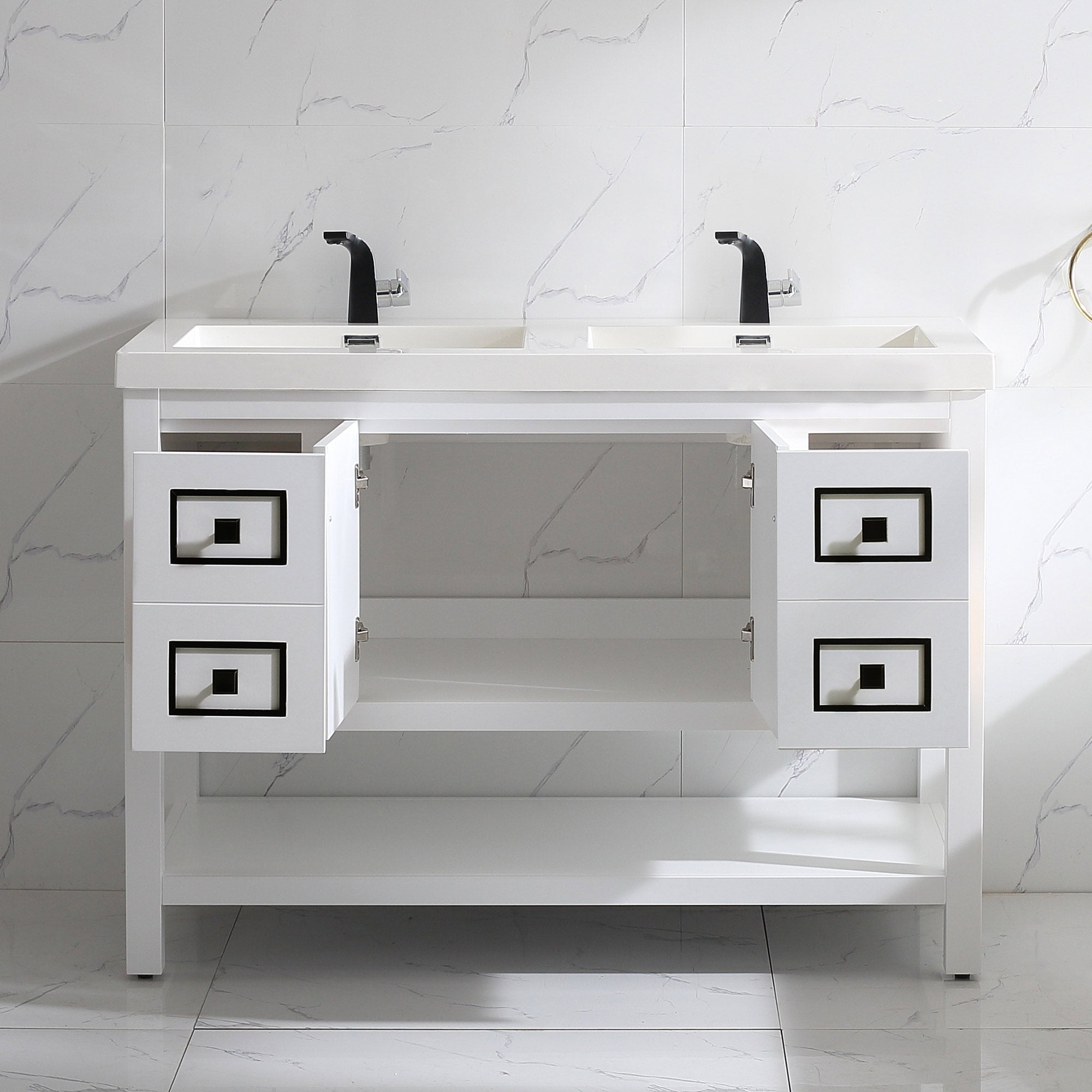 036 Series - 48 Inch Vanity - Double Sinks