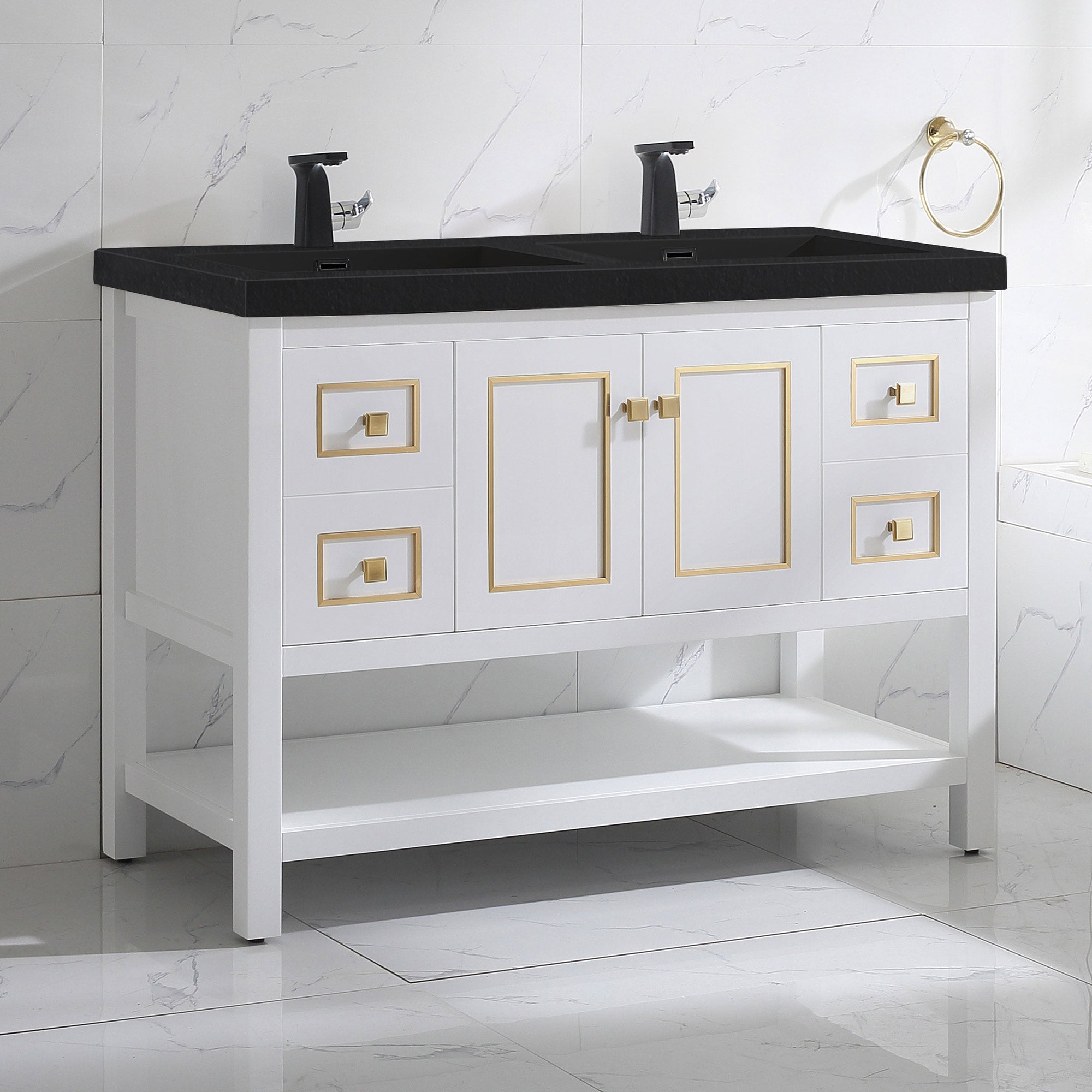 036 Series - 48 Inch Vanity - Double Sinks