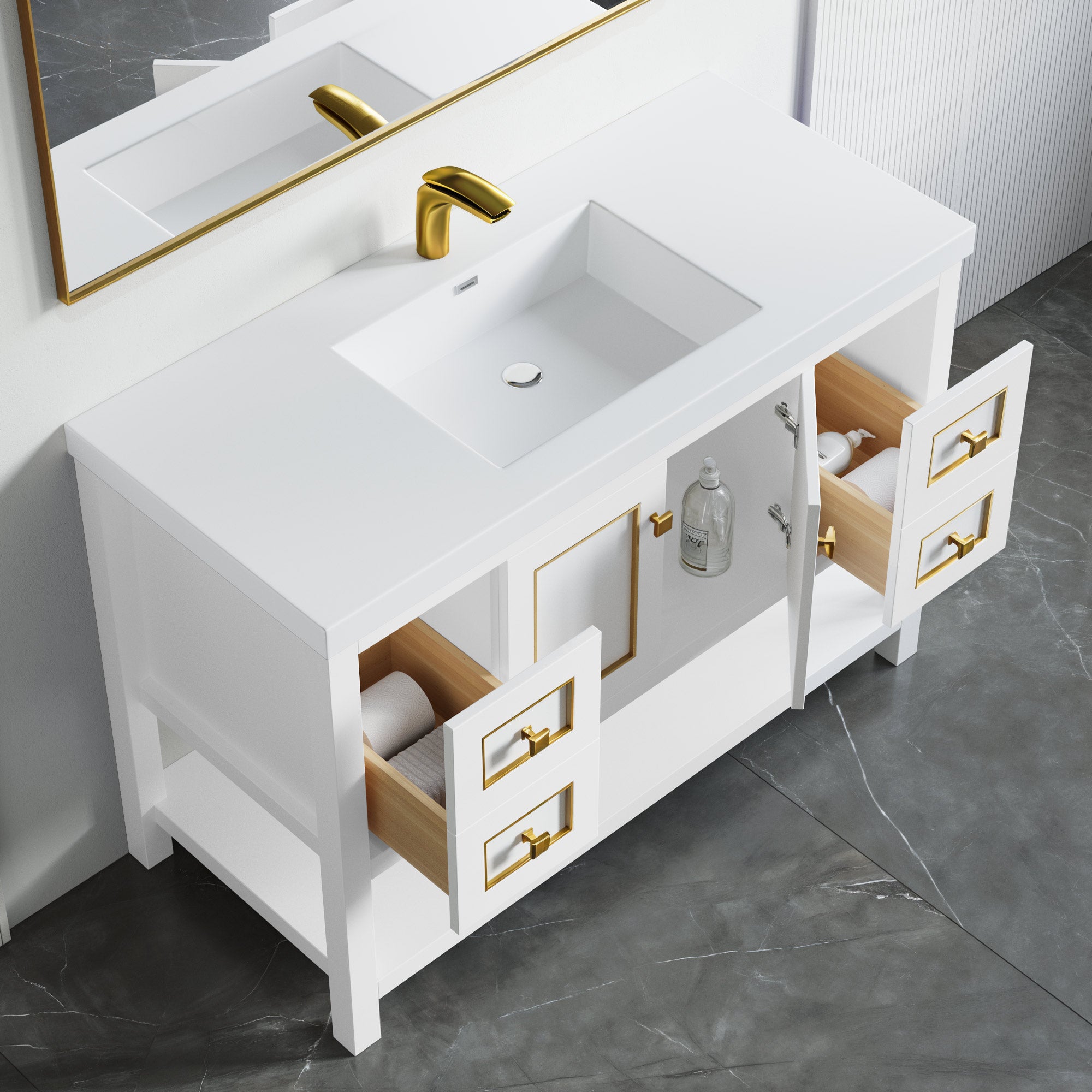 036 Series - 48 Inch Vanity - Single Sink