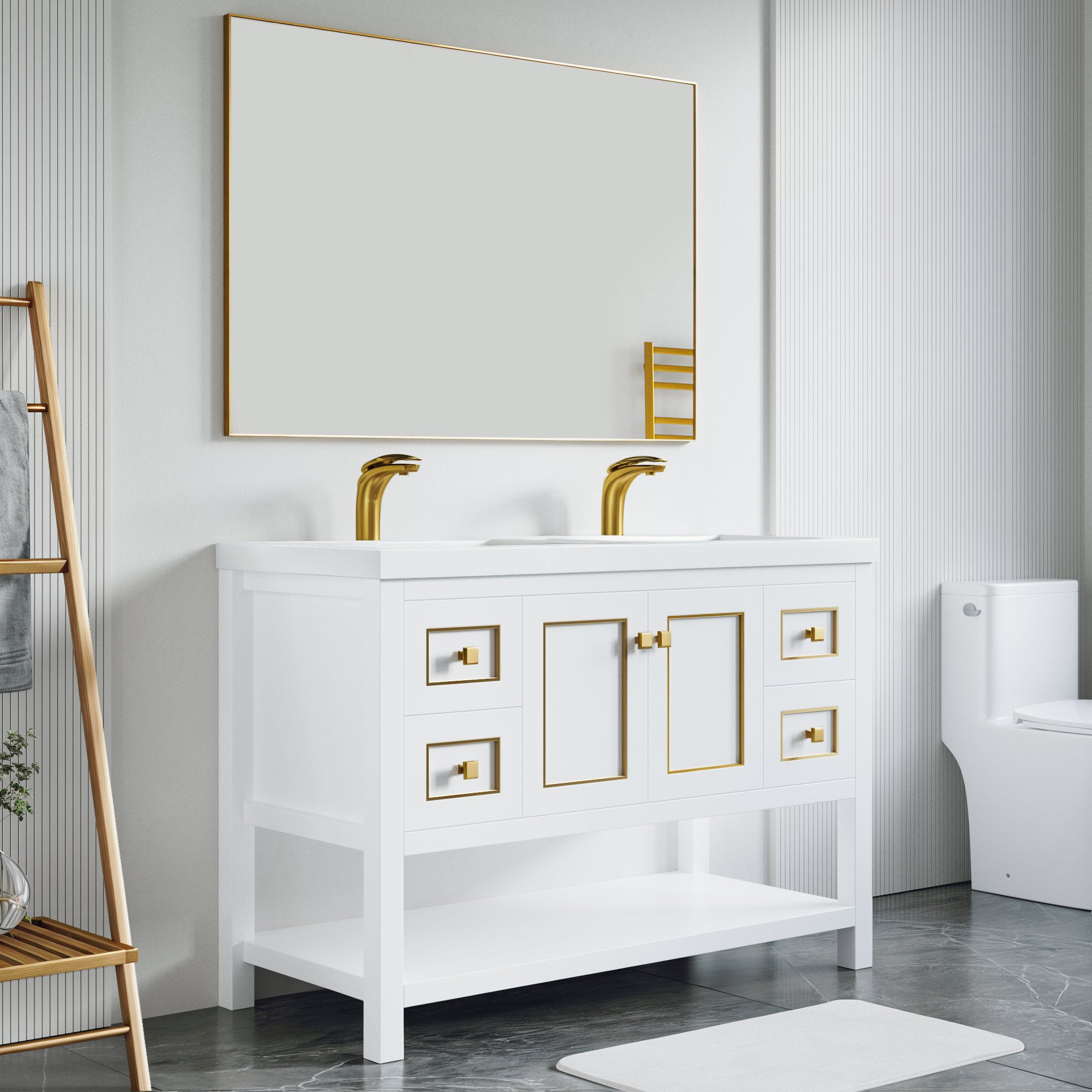 036 Series - 48 Inch Vanity - Double Sinks
