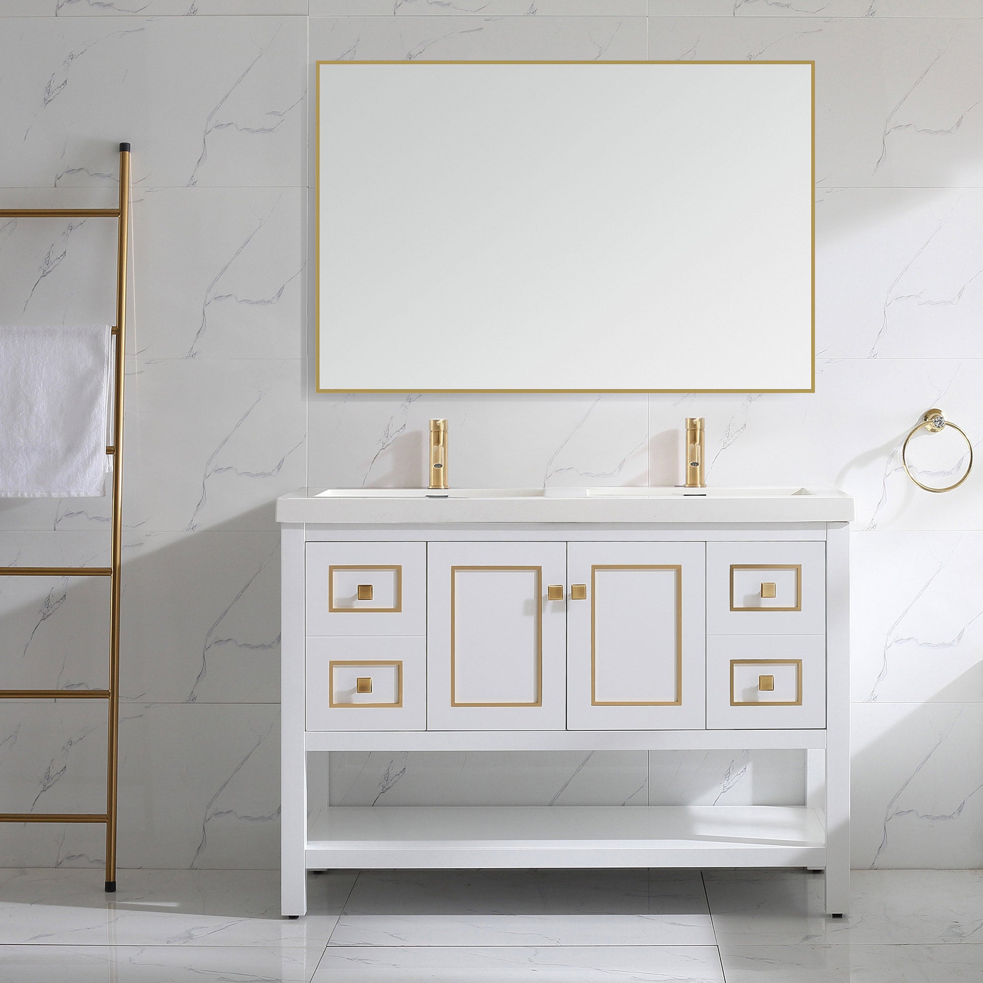 036 Series - 48 Inch Vanity - Double Sinks