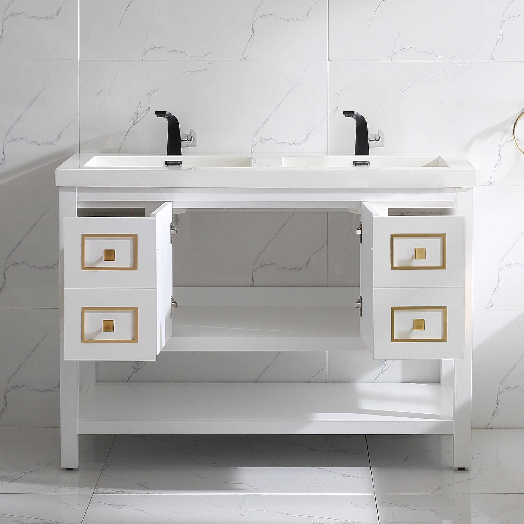 036 Series - 48 Inch Vanity - Double Sinks
