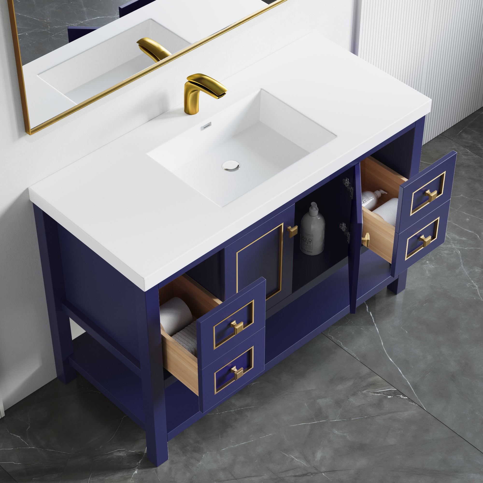 036 Series - 48 Inch Vanity - Single Sink