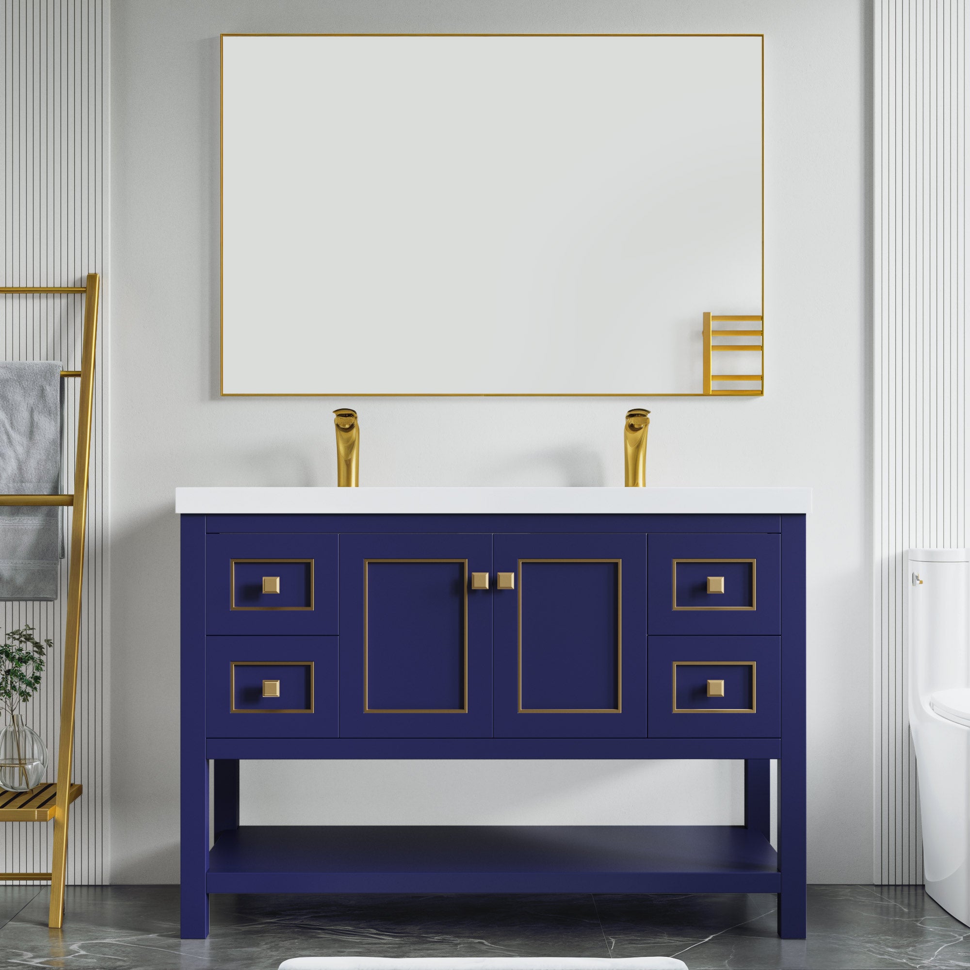 036 Series - 48 Inch Vanity - Double Sinks