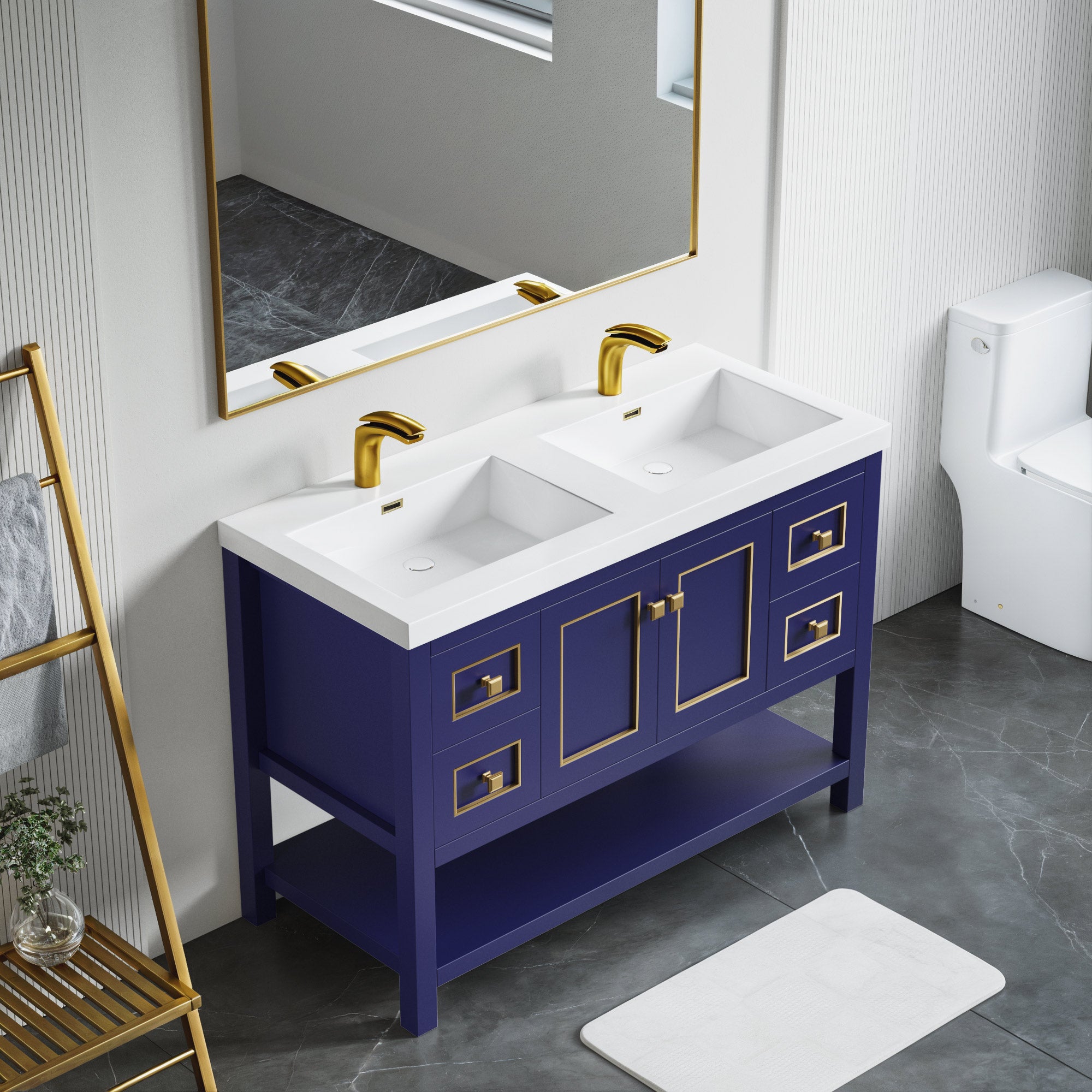 036 Series - 48 Inch Vanity - Double Sinks