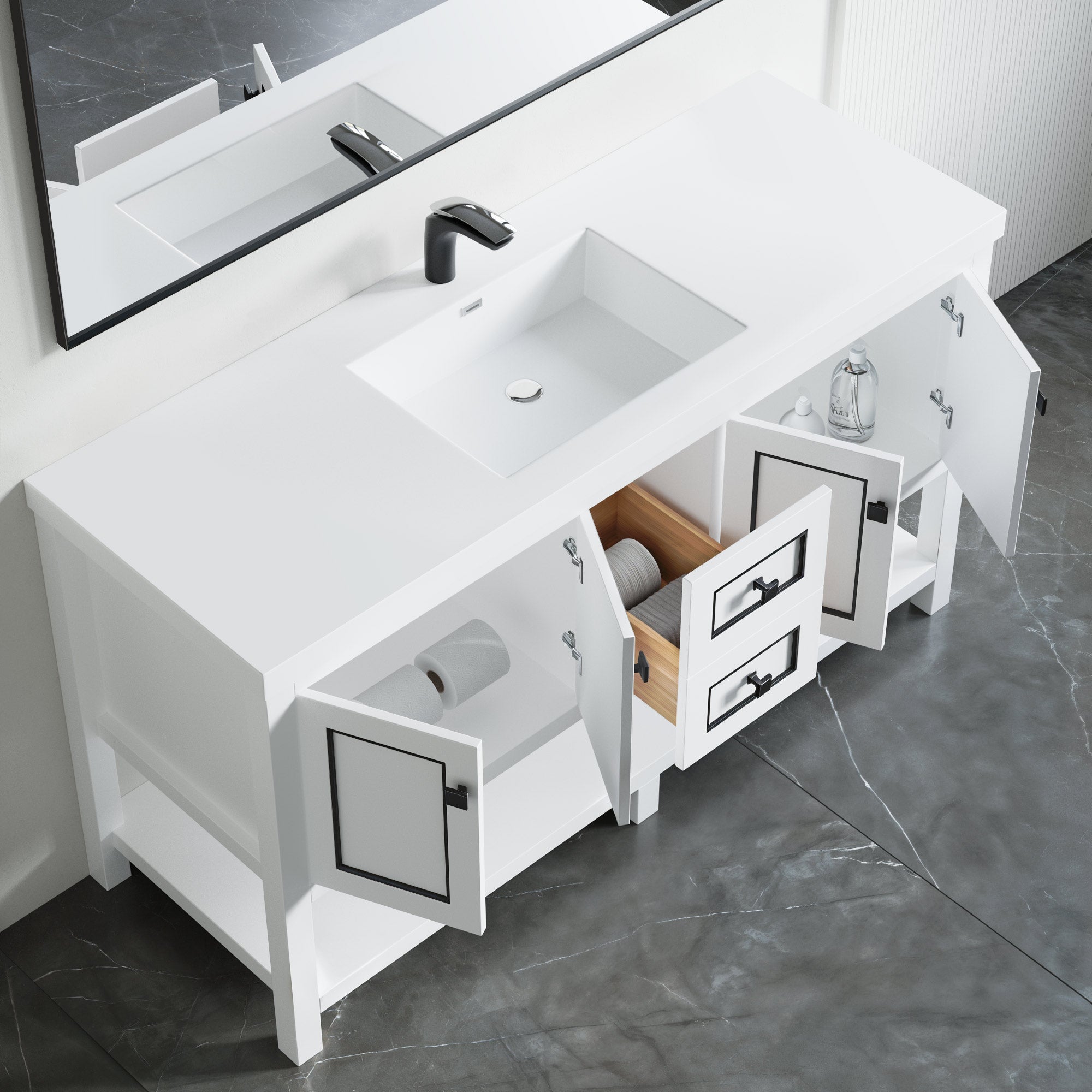 036 Series - 60 Inch Vanity