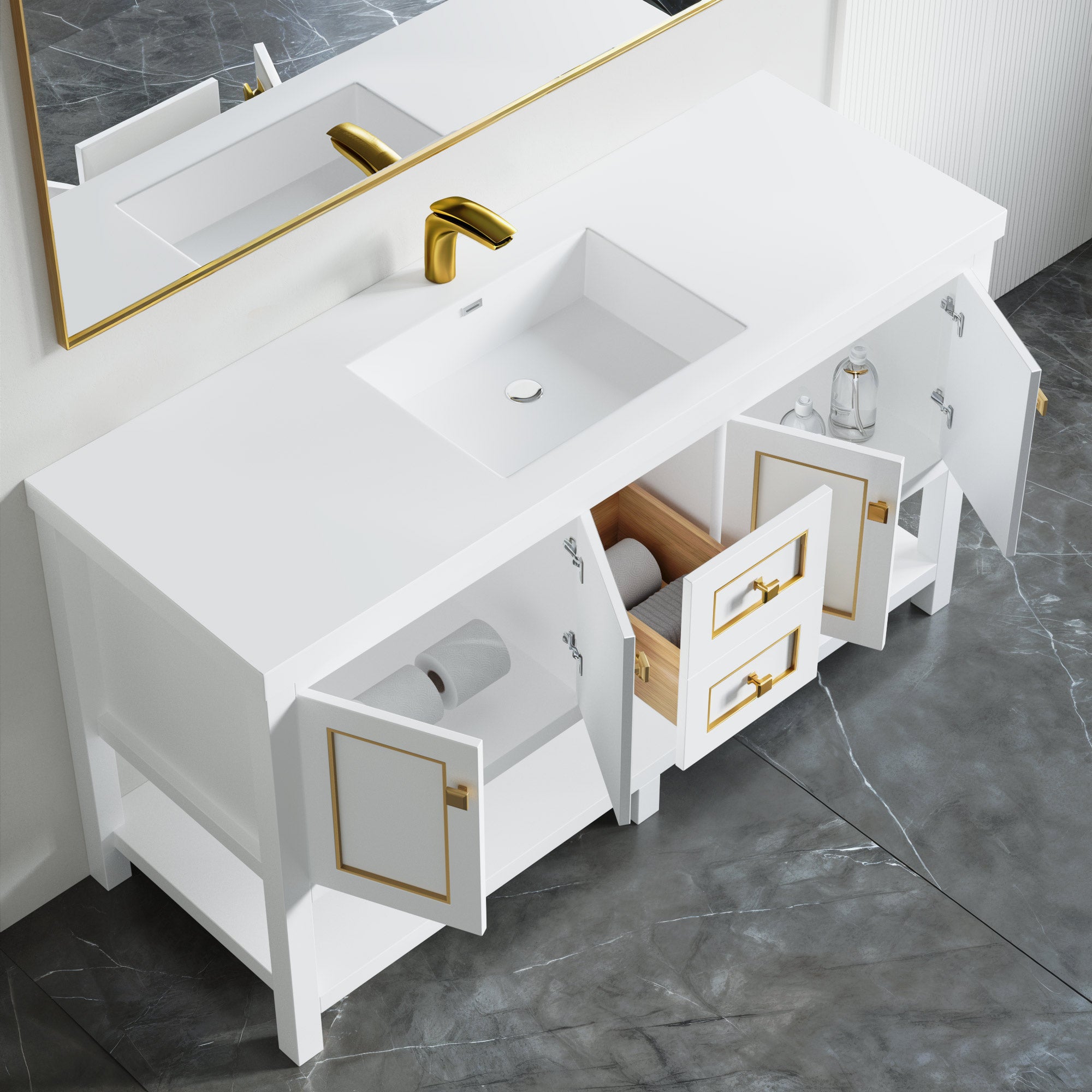 036 Series - 60 Inch Vanity