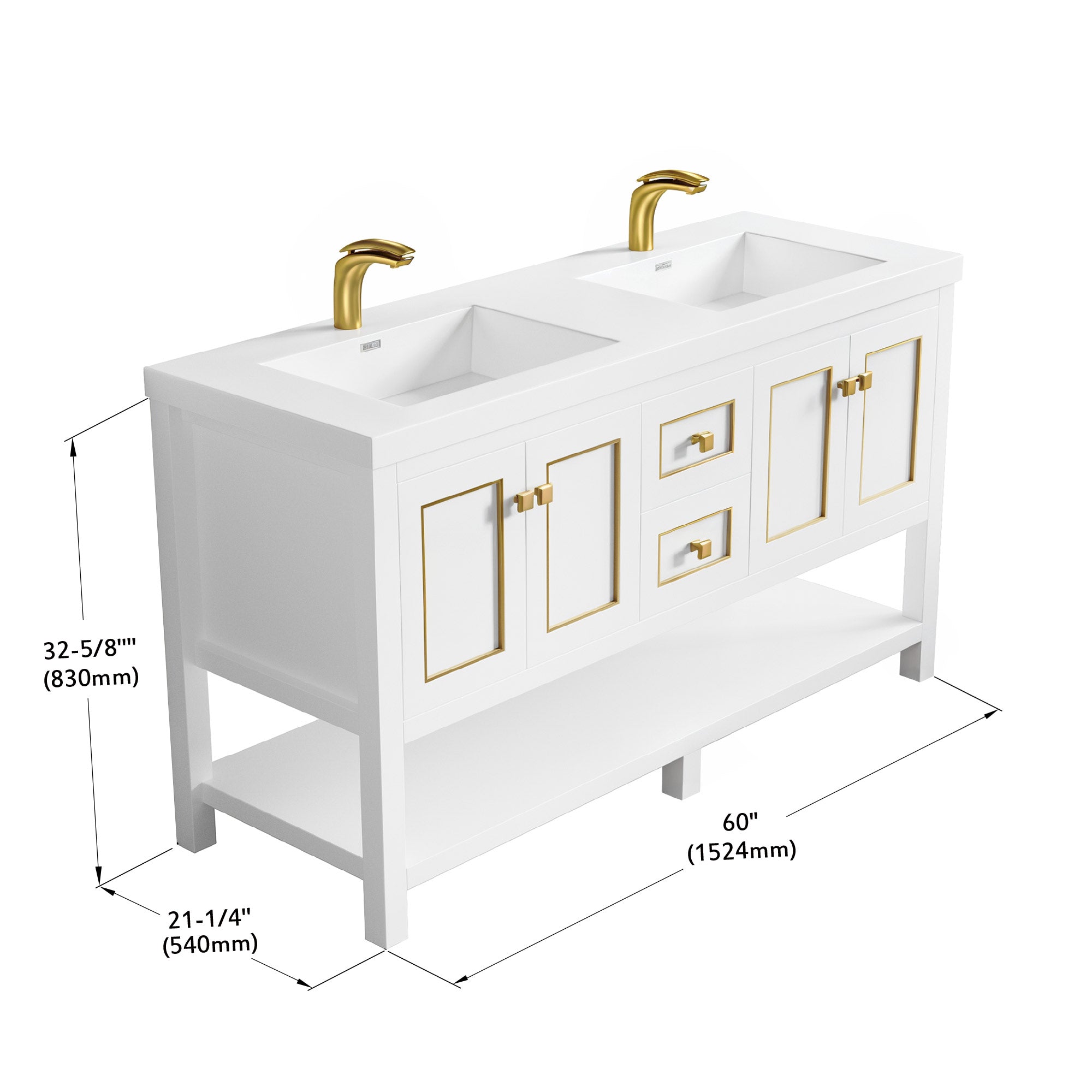 036 Series - 60 Inch Vanity