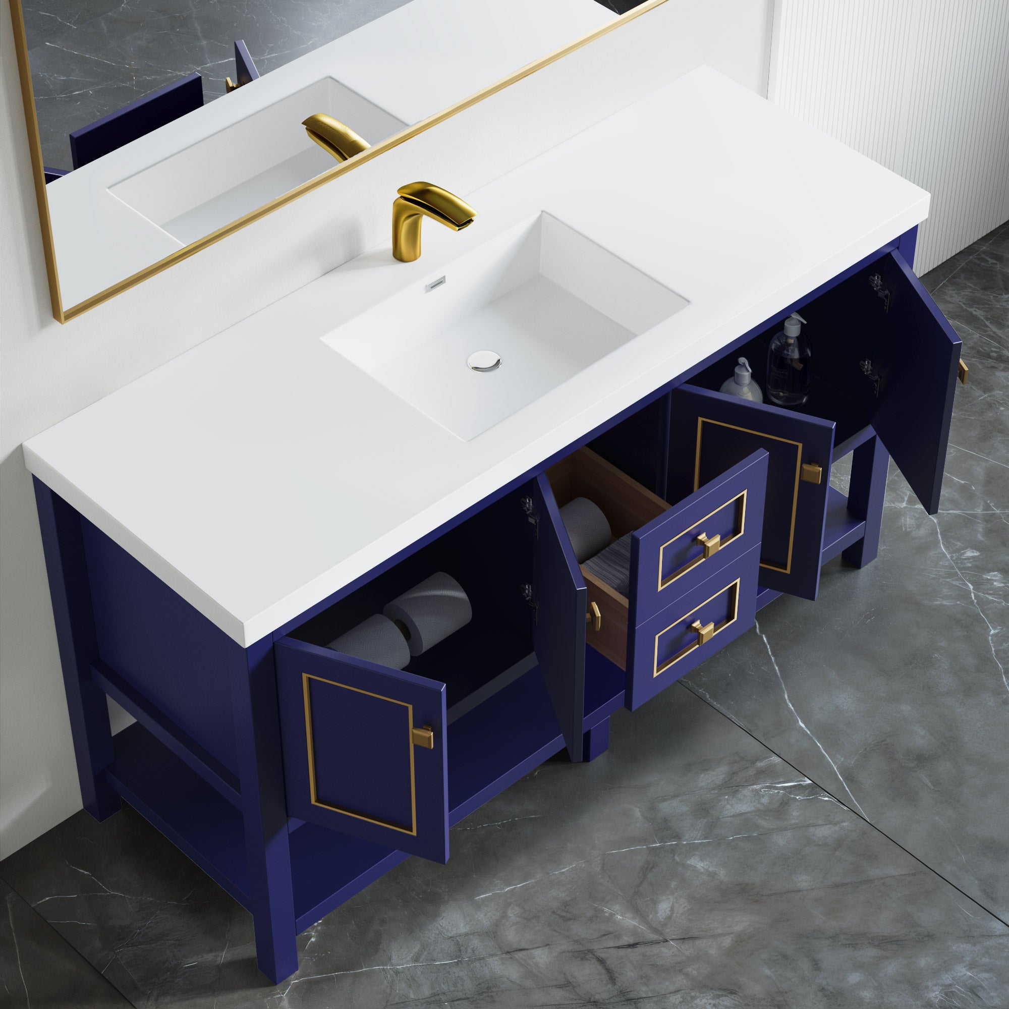 036 Series - 60 Inch Vanity