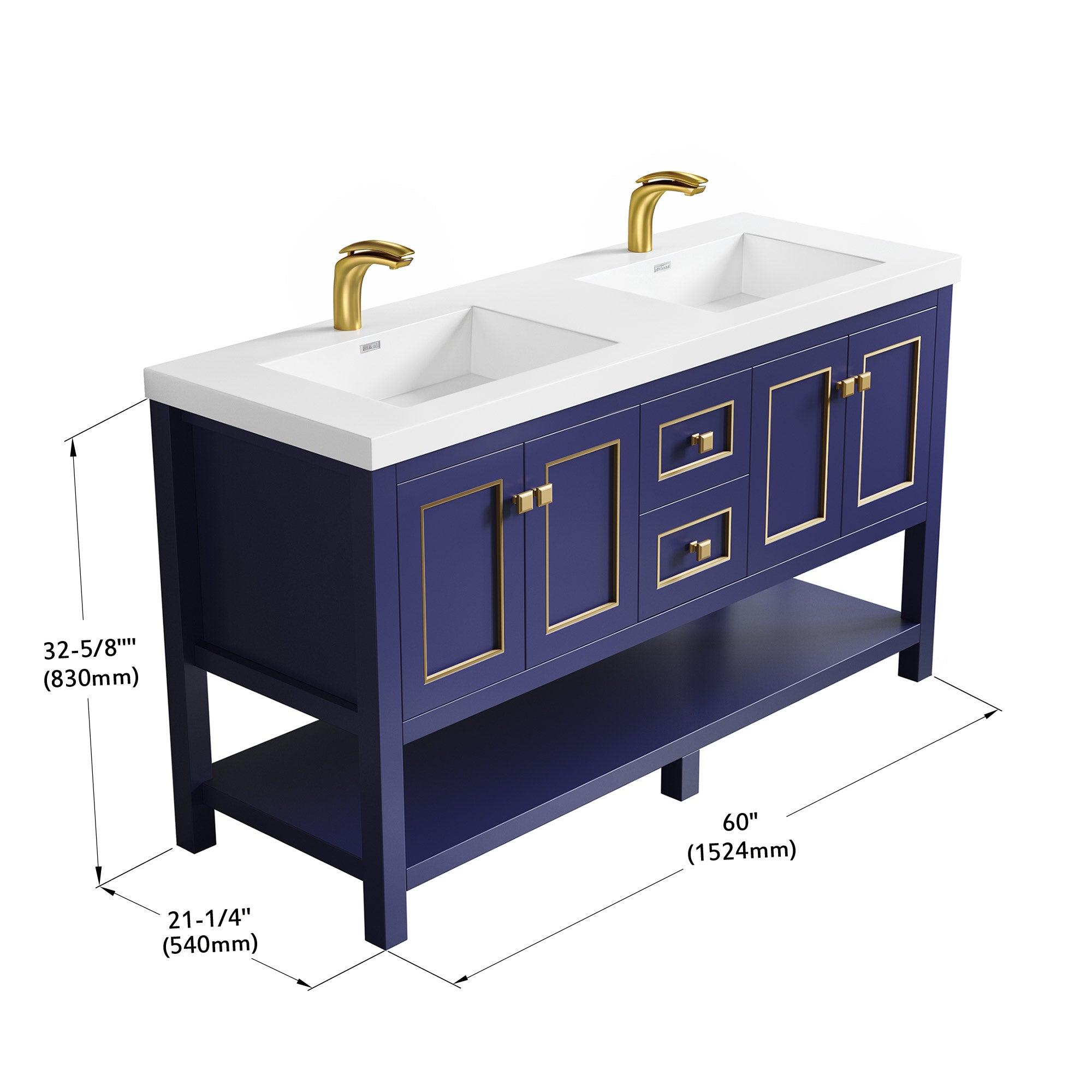 036 Series - 60 Inch Vanity